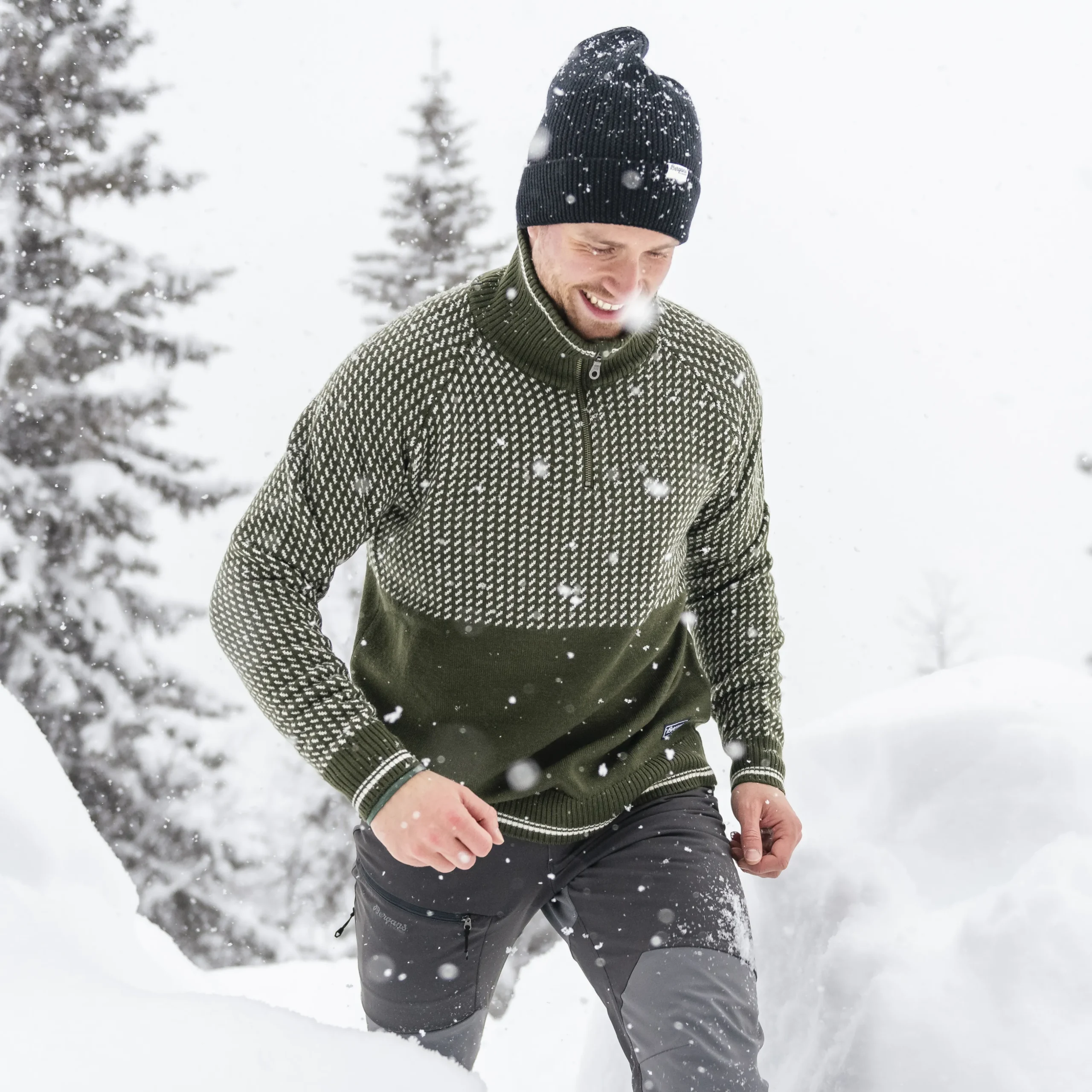 Alvdal Wool Half Zip - Bergans