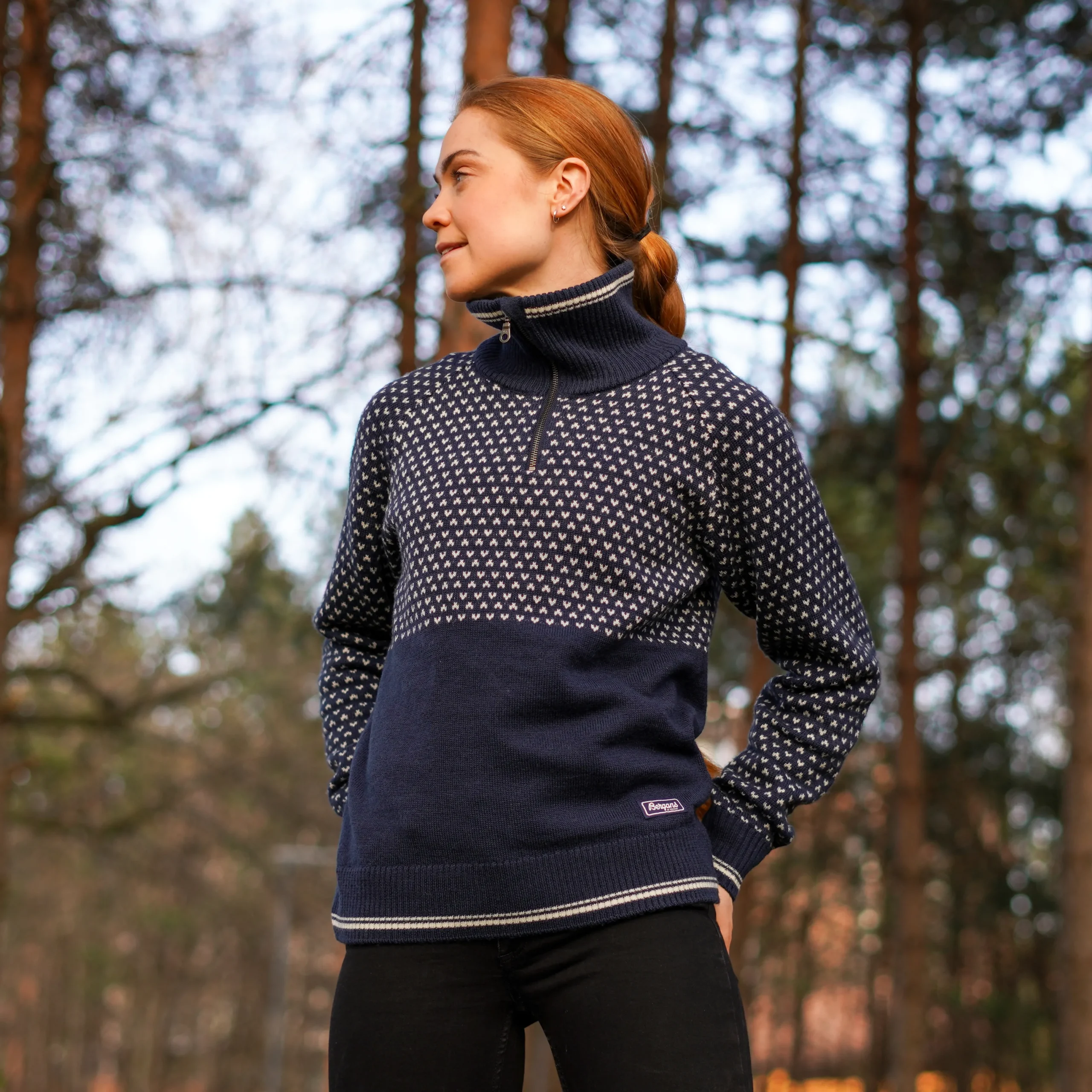 Alvdal Wool W Half Zip - Bergans