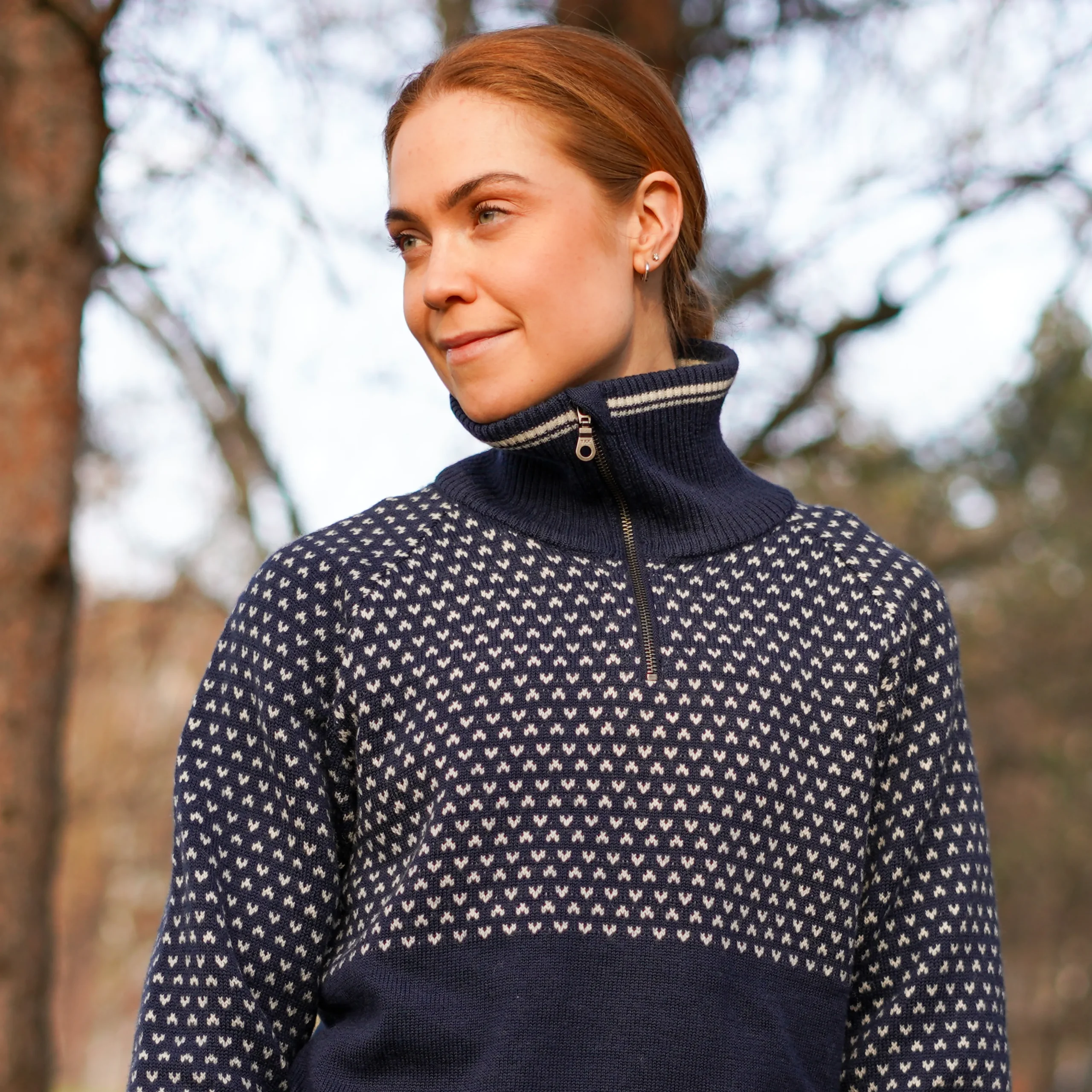 Alvdal Wool W Half Zip - Bergans