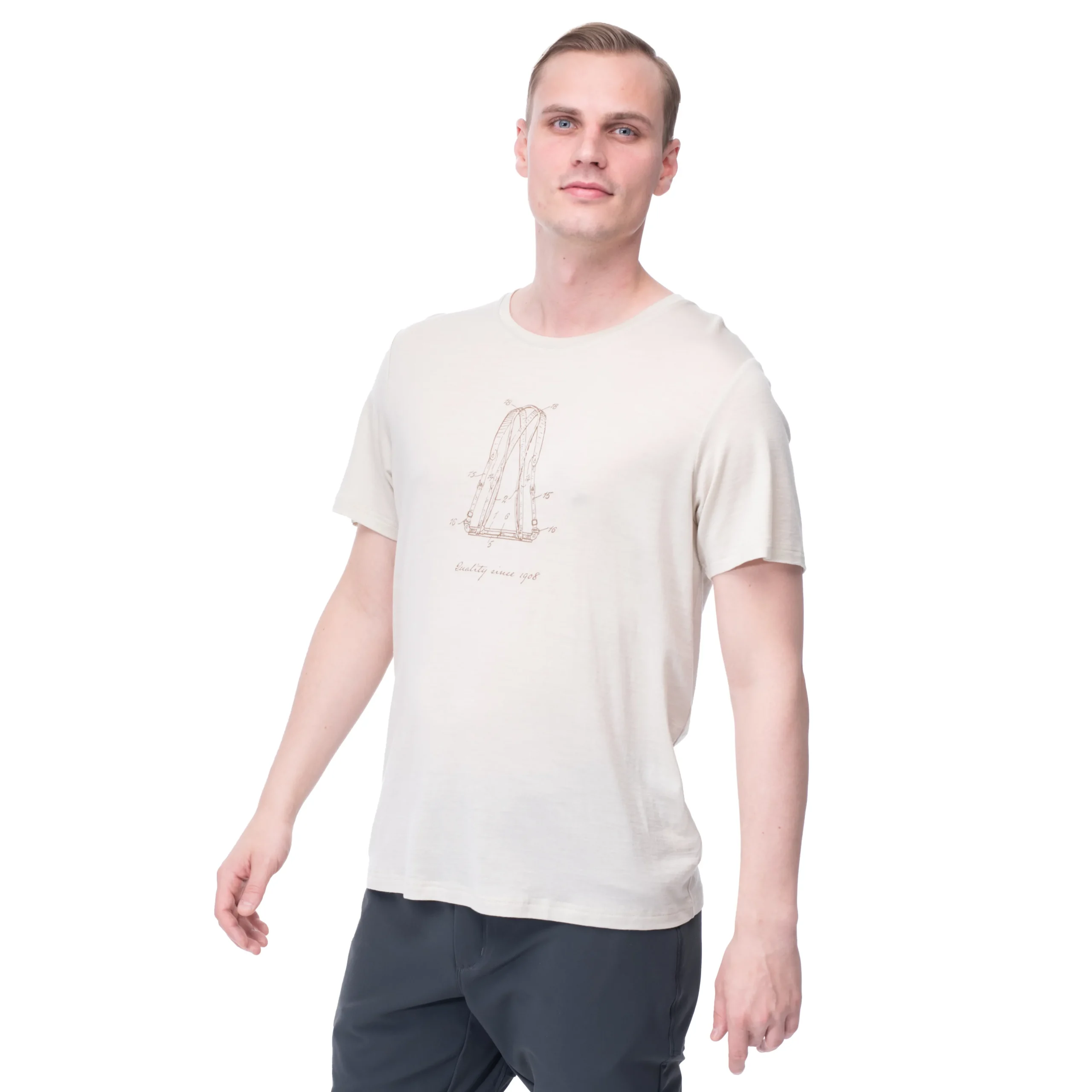 Graphic Wool Tee - Bergans