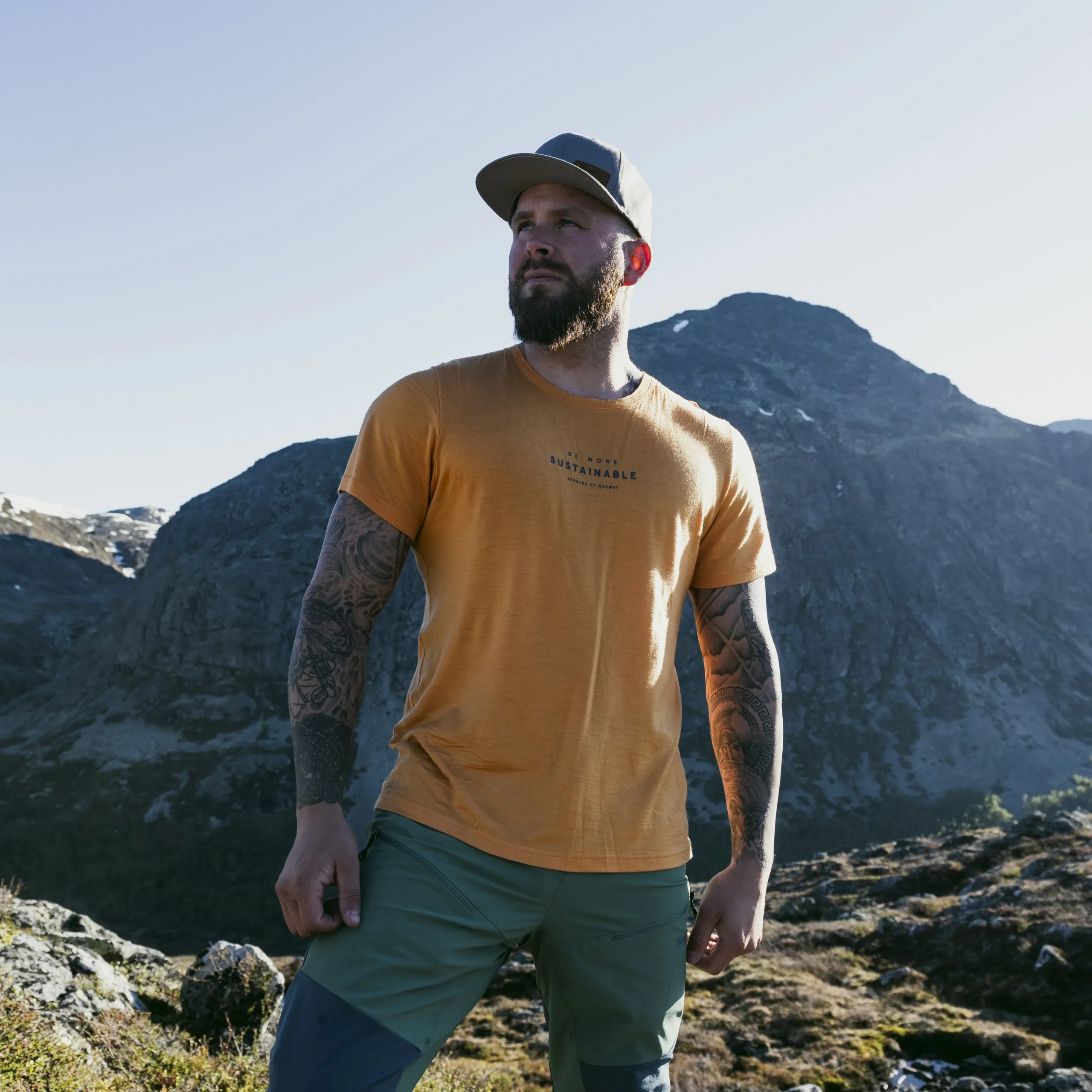 Graphic Wool Tee - Bergans