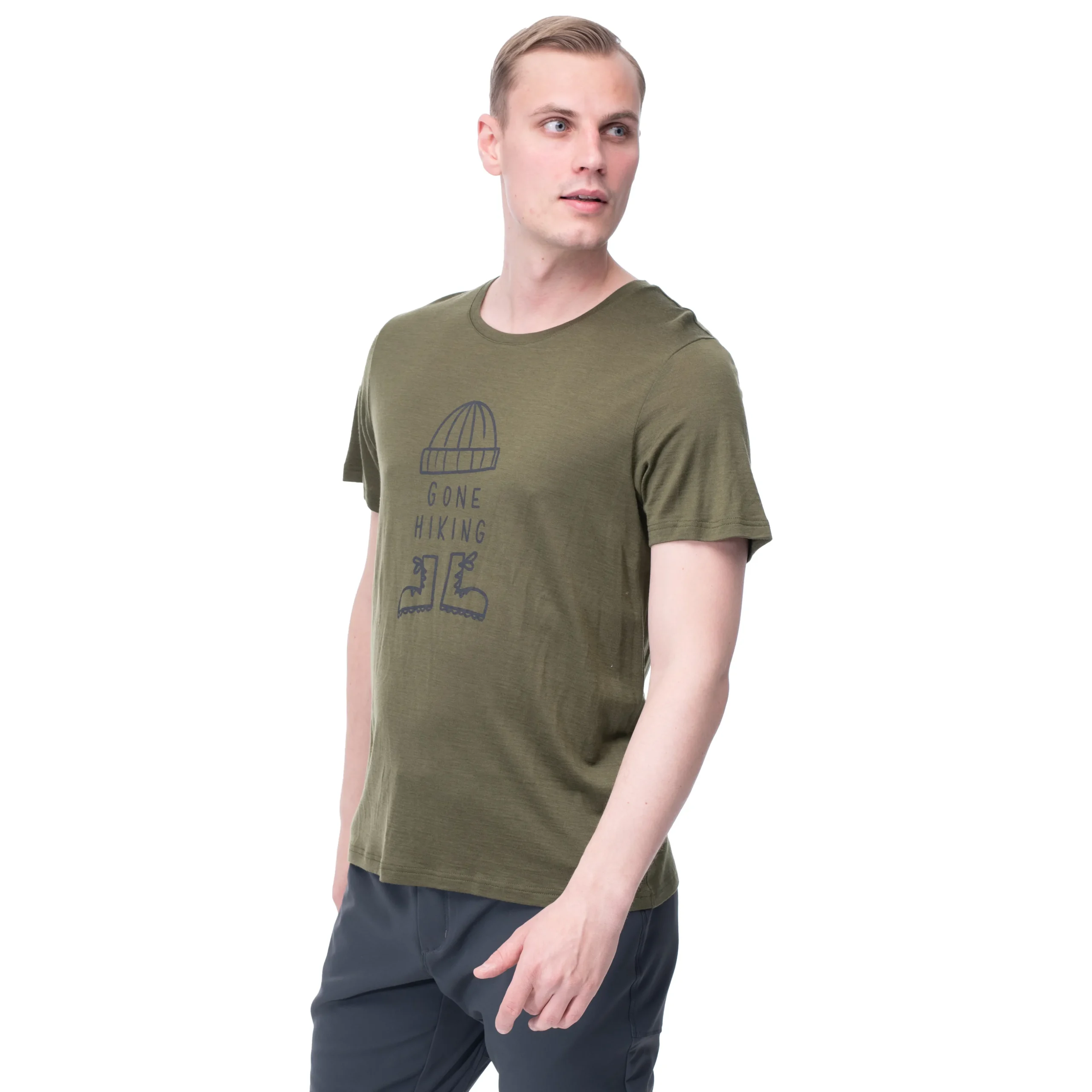 Graphic Wool Tee - Bergans