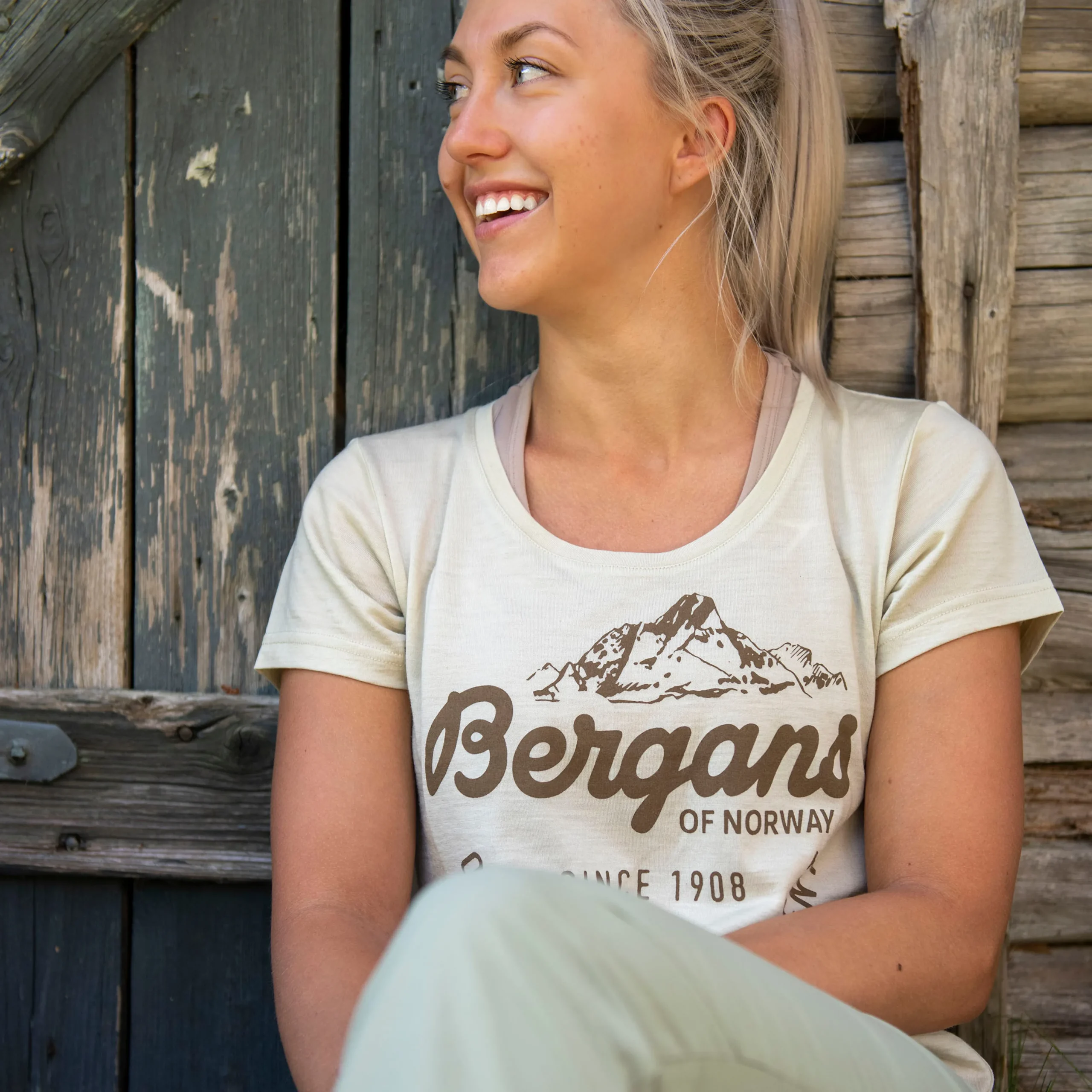 Graphic Wool W Tee - Bergans