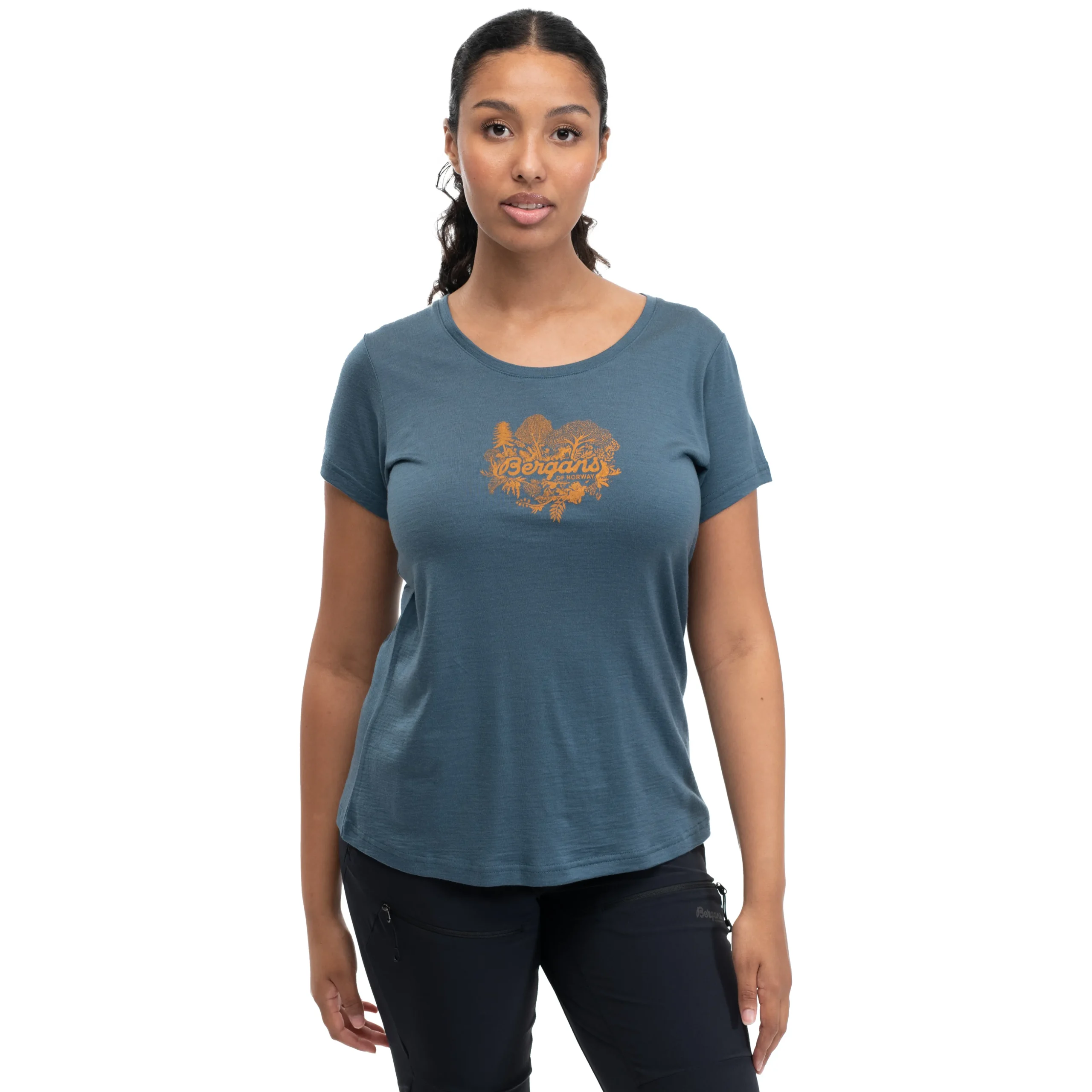 Graphic Wool W Tee - Bergans