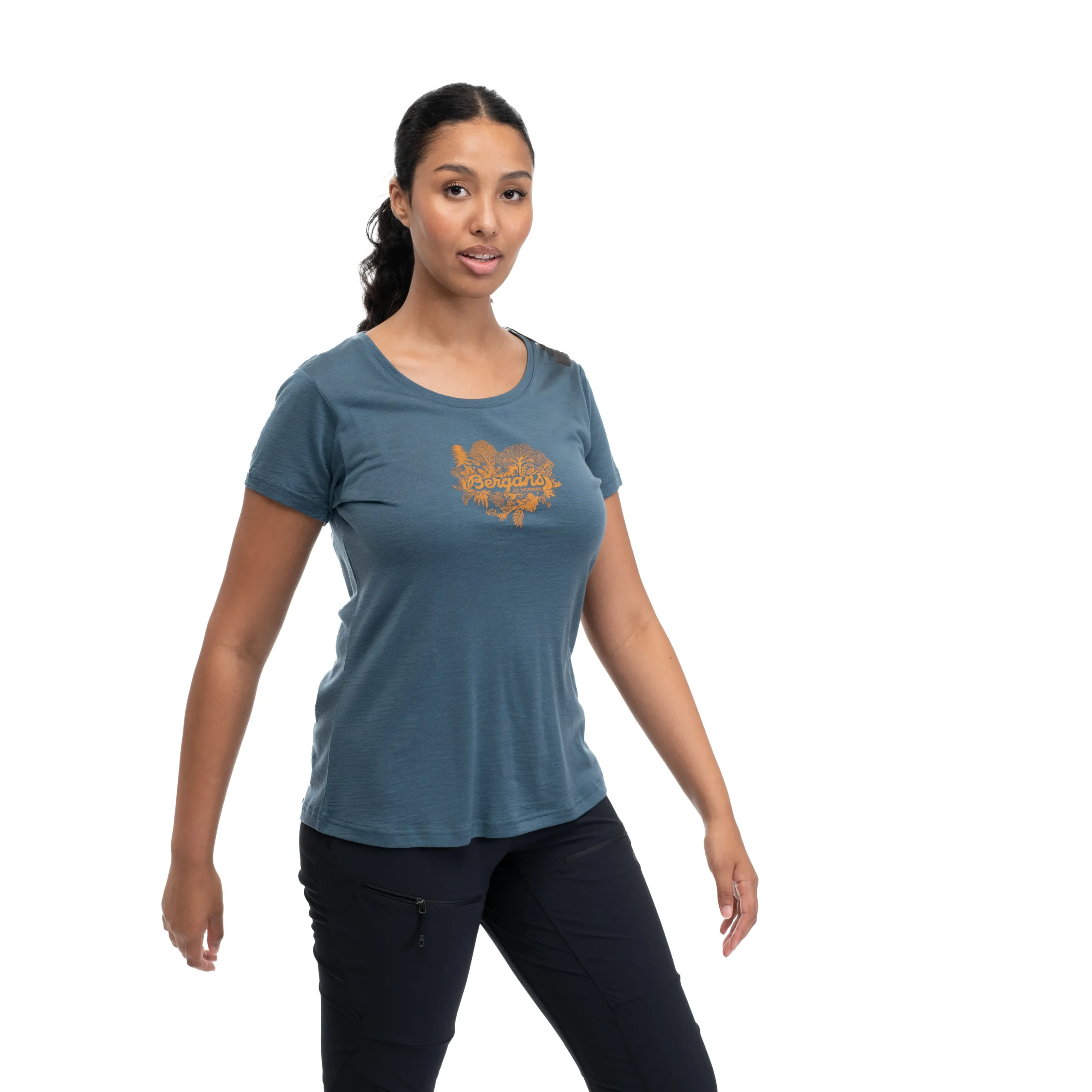 Graphic Wool W Tee - Bergans