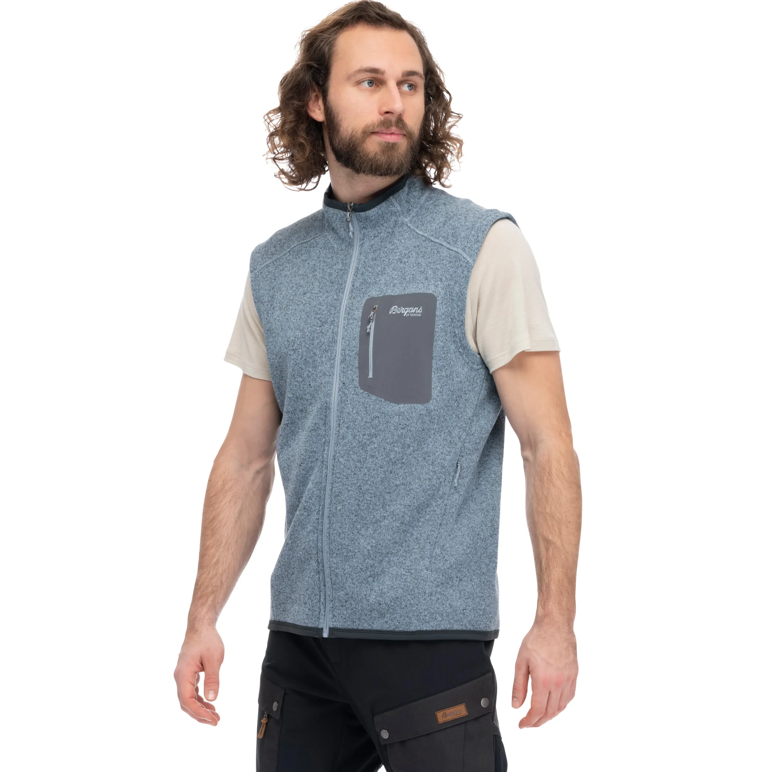 Kamphaug Knitted Vest Men - Bergans