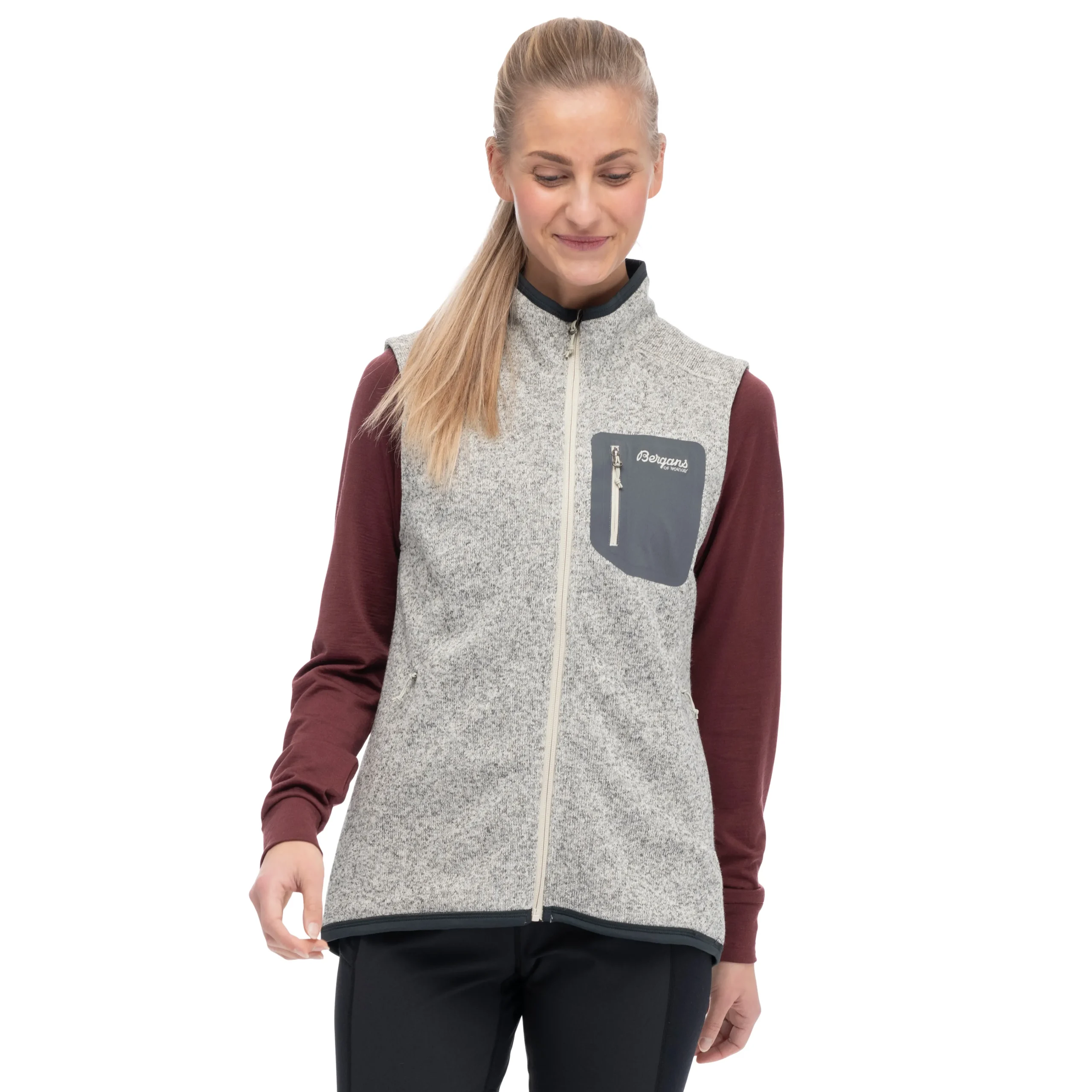 Kamphaug Knitted Vest Women - Bergans