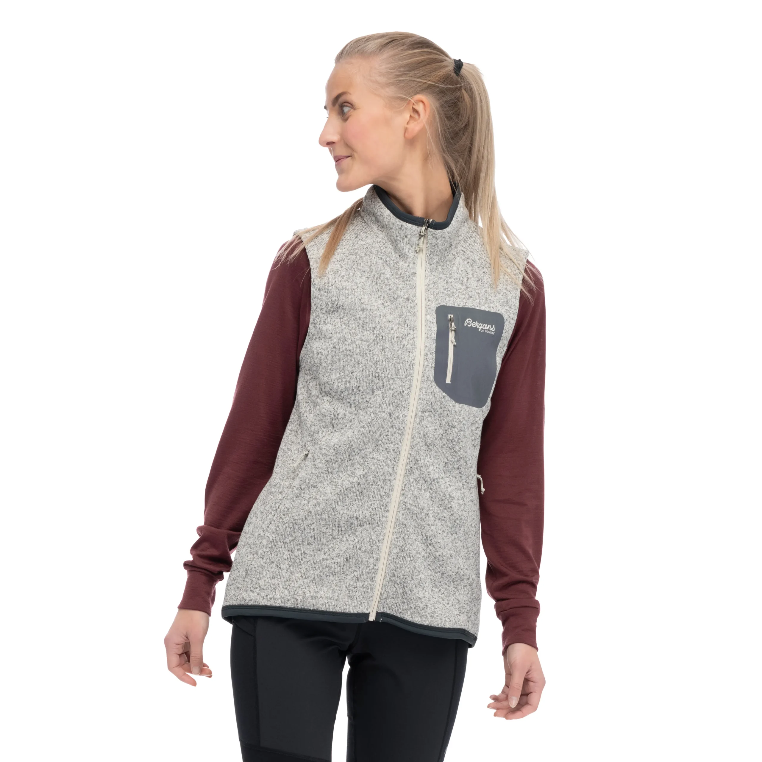 Kamphaug Knitted Vest Women - Bergans
