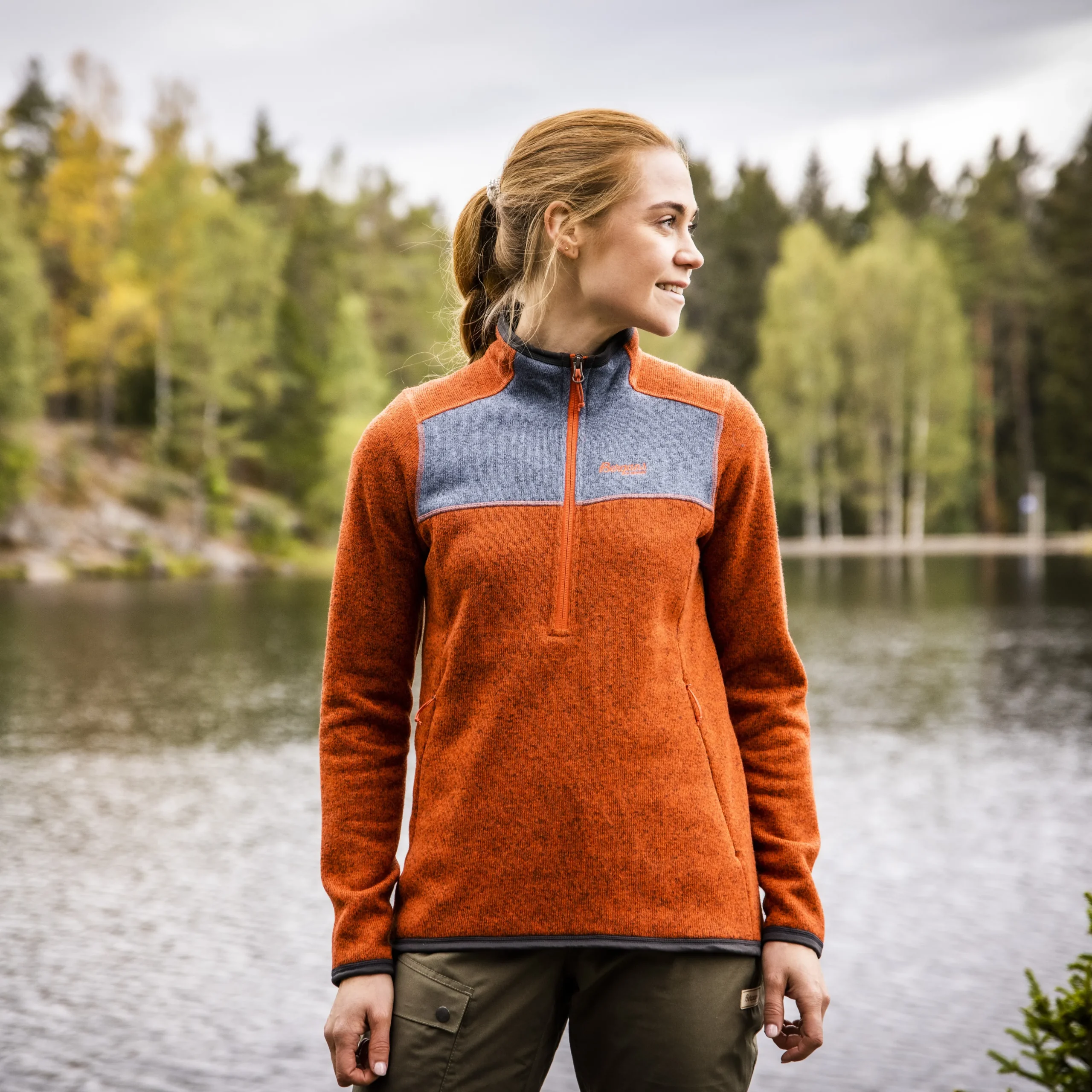 Kamphaug Knitted W Half Zip - Bergans