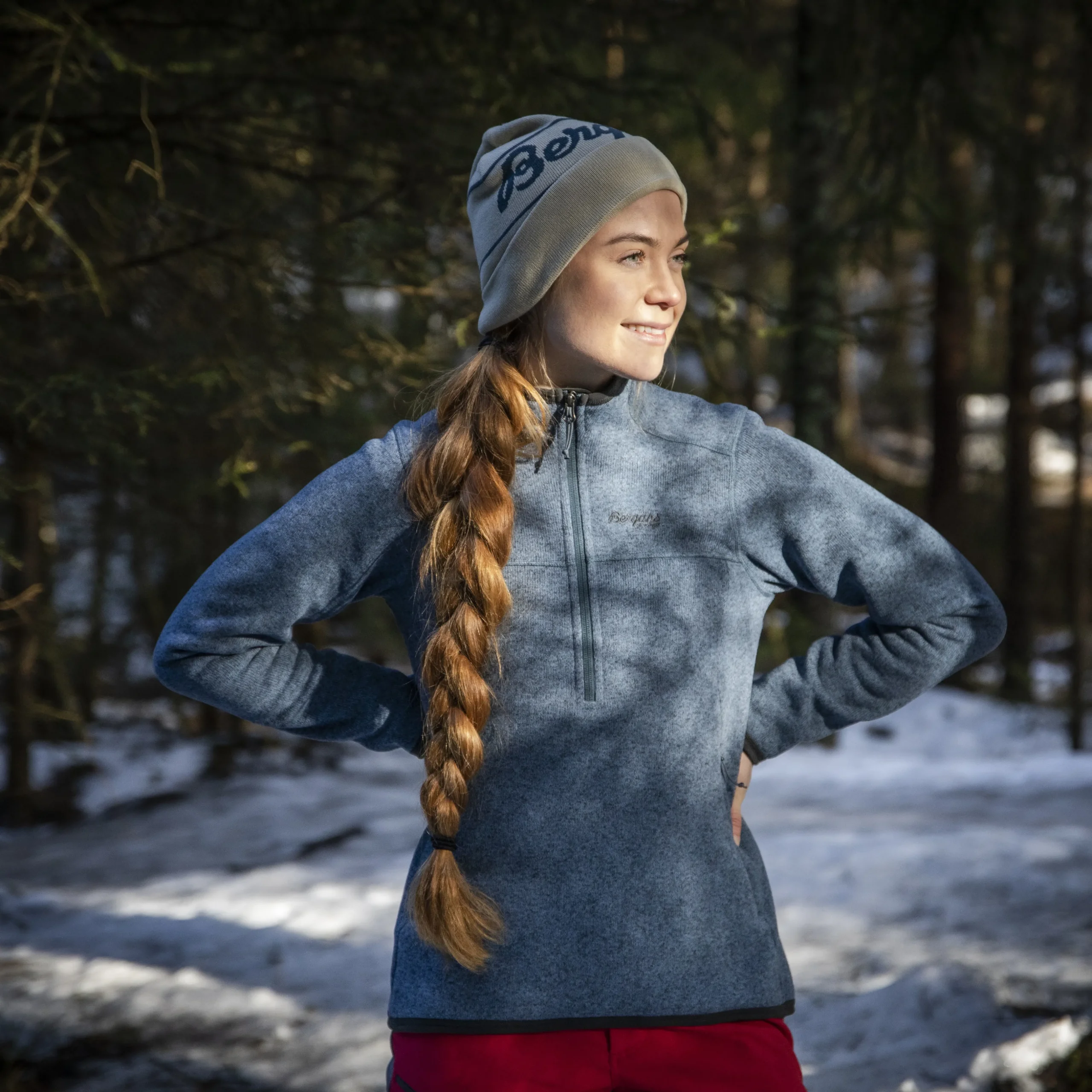 Kamphaug Knitted W Half Zip - Bergans