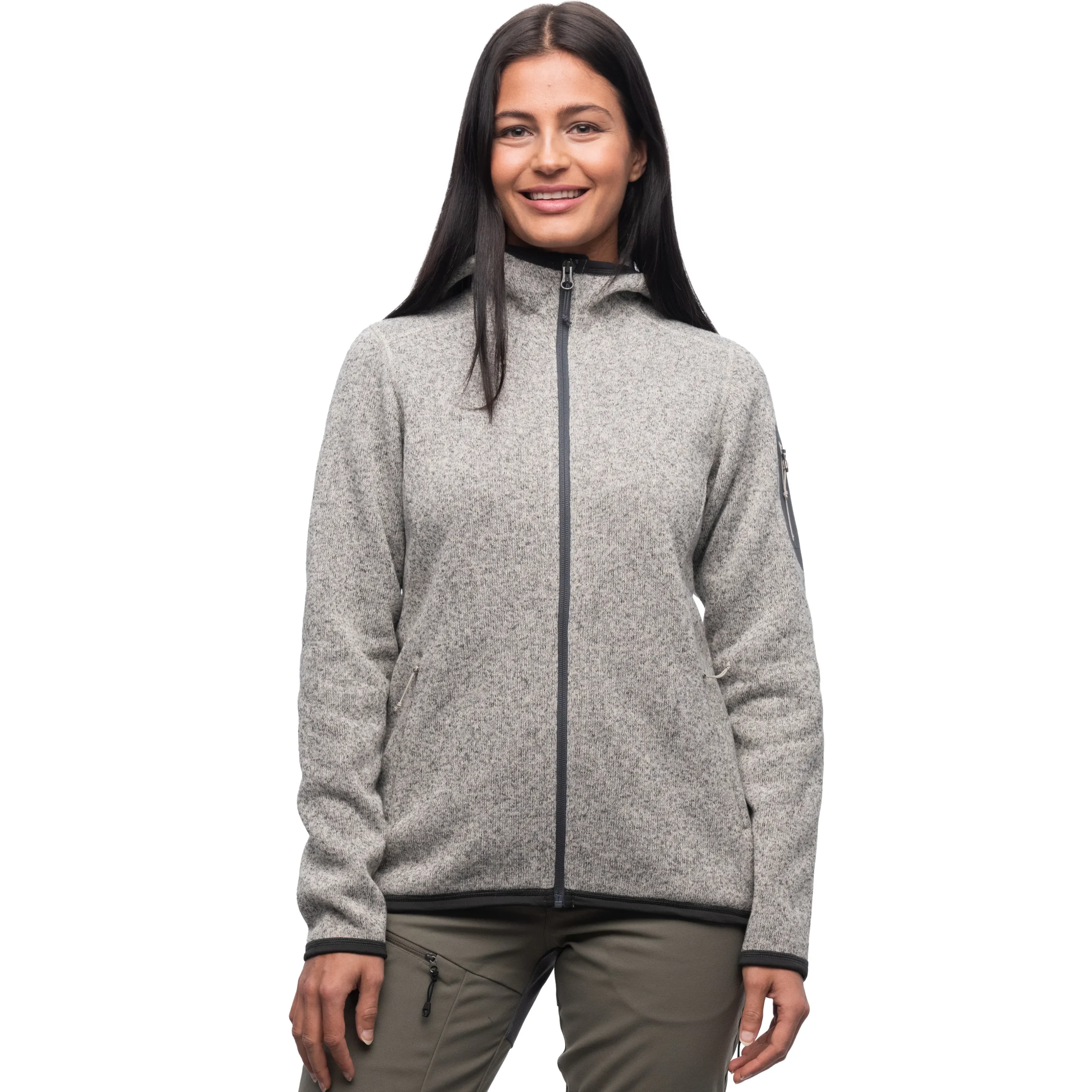 Kamphaug Knitted W Hoodie - Bergans