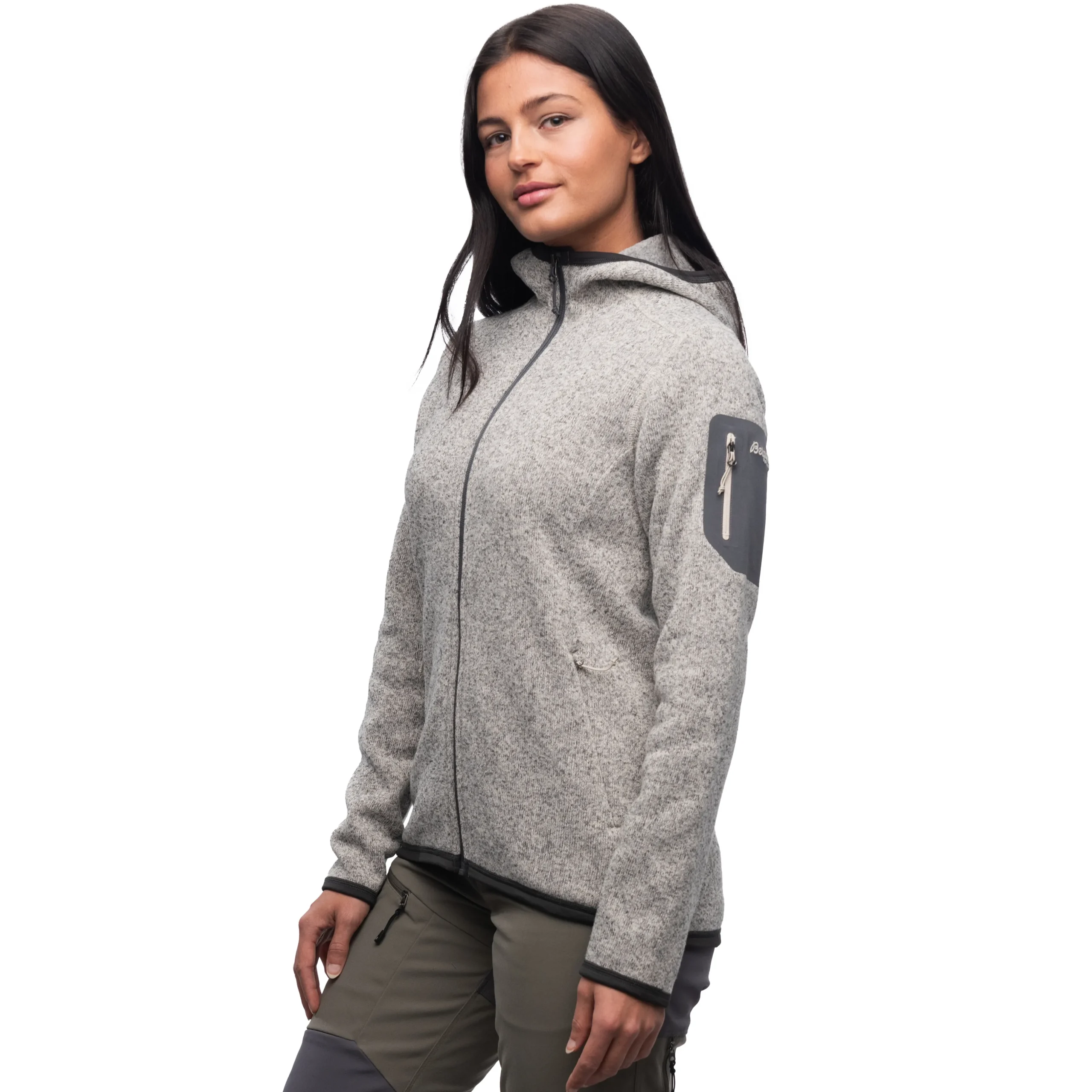 Kamphaug Knitted W Hoodie - Bergans