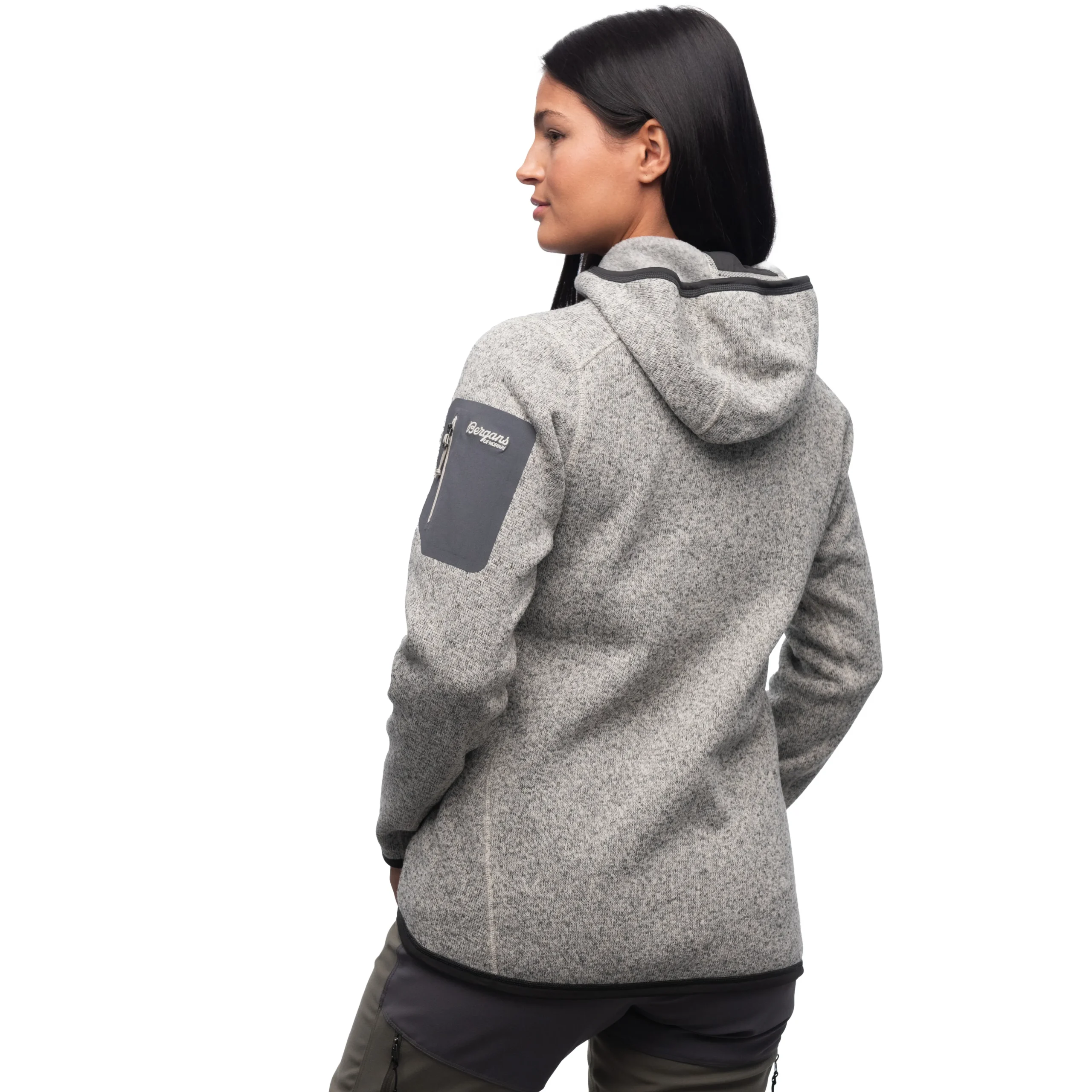 Kamphaug Knitted W Hoodie - Bergans