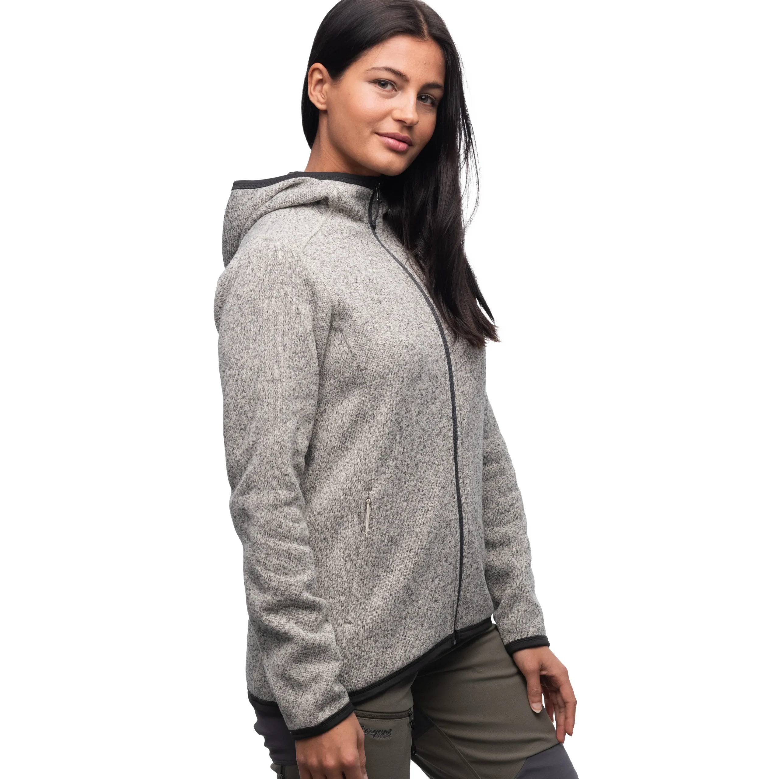 Kamphaug Knitted W Hoodie - Bergans