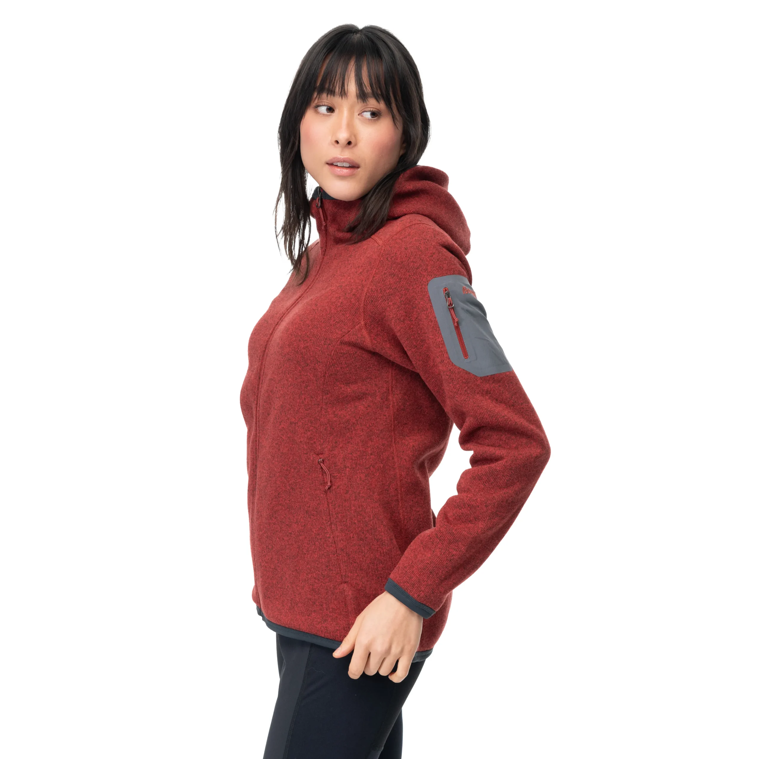 Kamphaug Knitted W Hoodie - Bergans