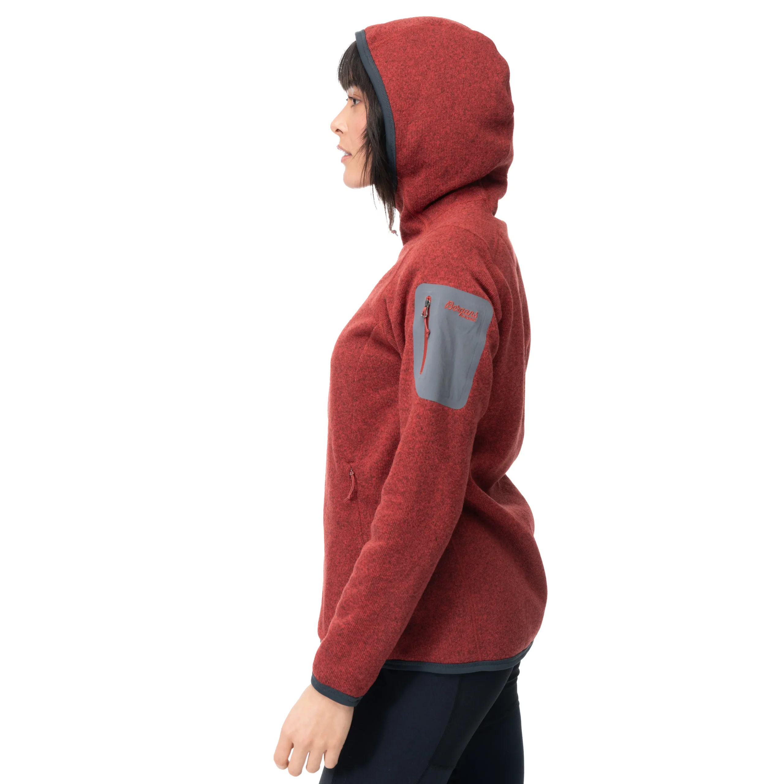 Kamphaug Knitted W Hoodie - Bergans