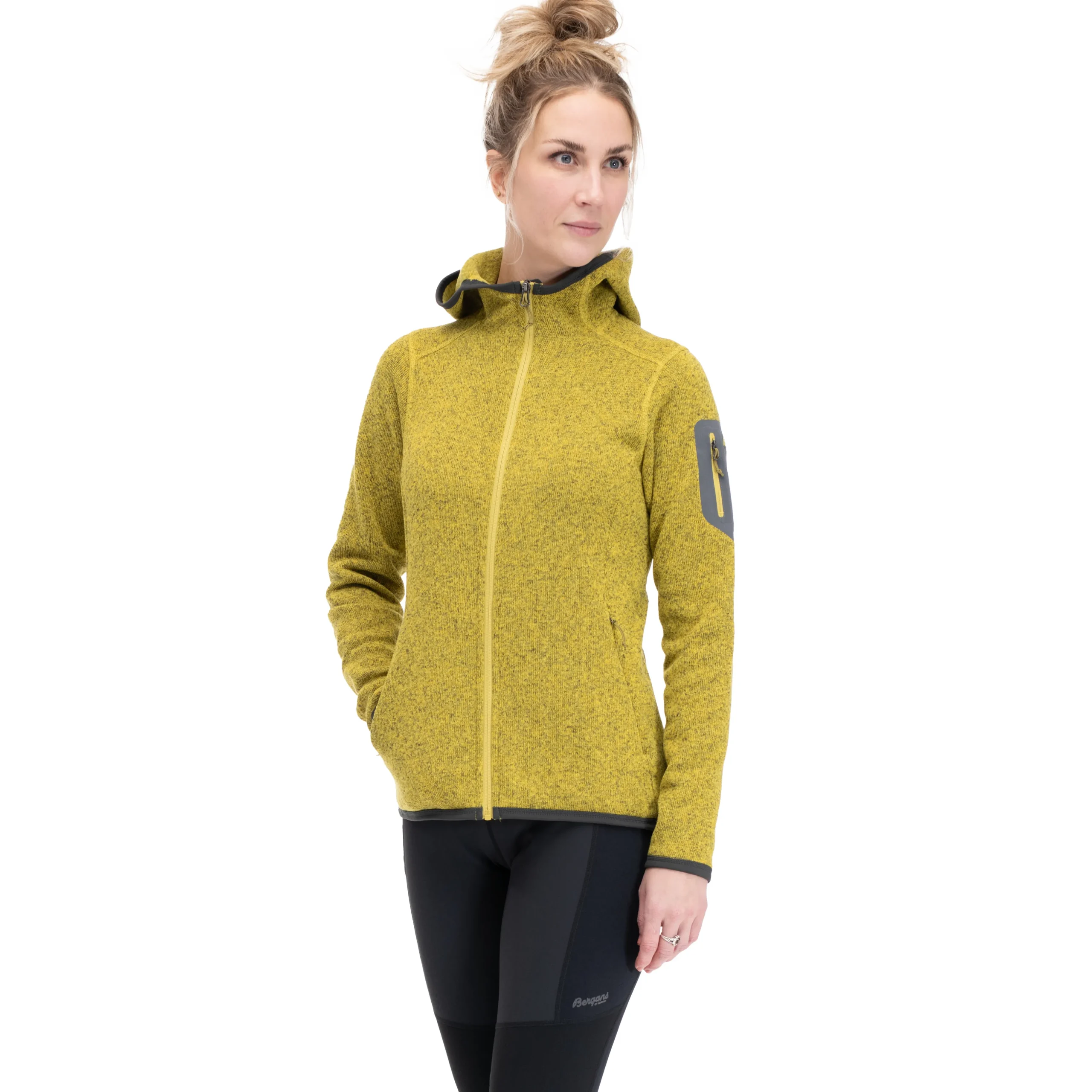 Kamphaug Knitted W Hoodie - Bergans