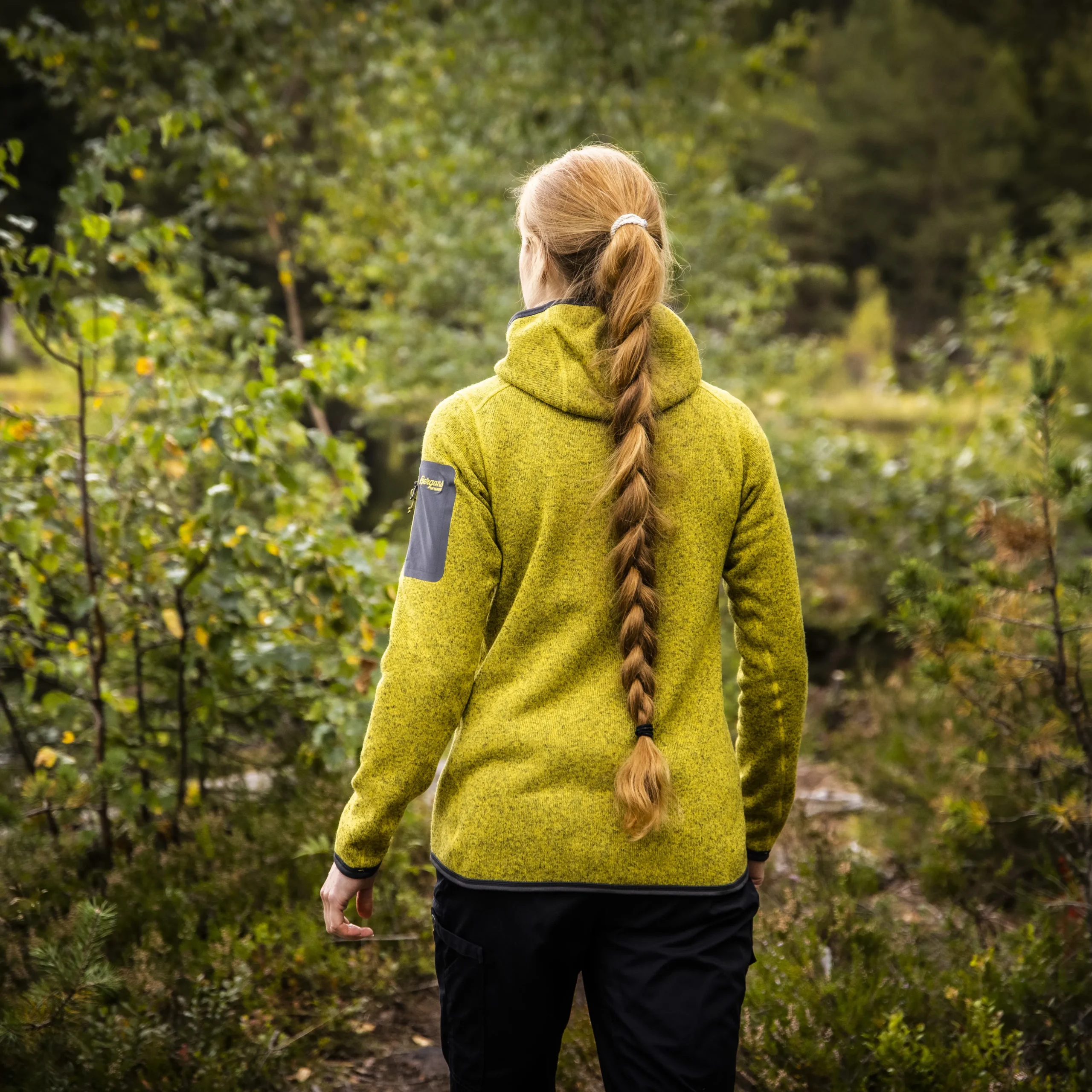 Kamphaug Knitted W Hoodie - Bergans