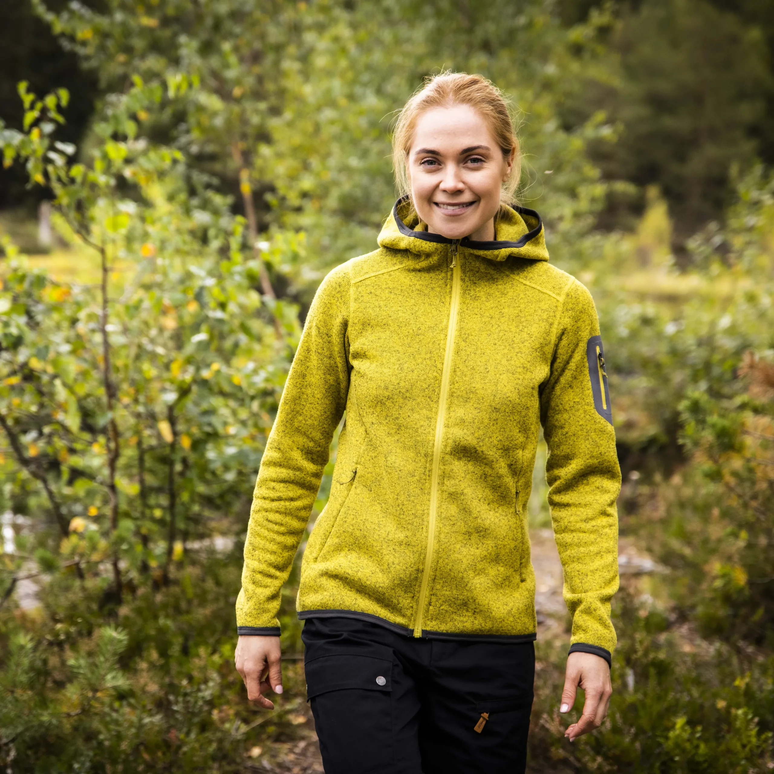 Kamphaug Knitted W Hoodie - Bergans