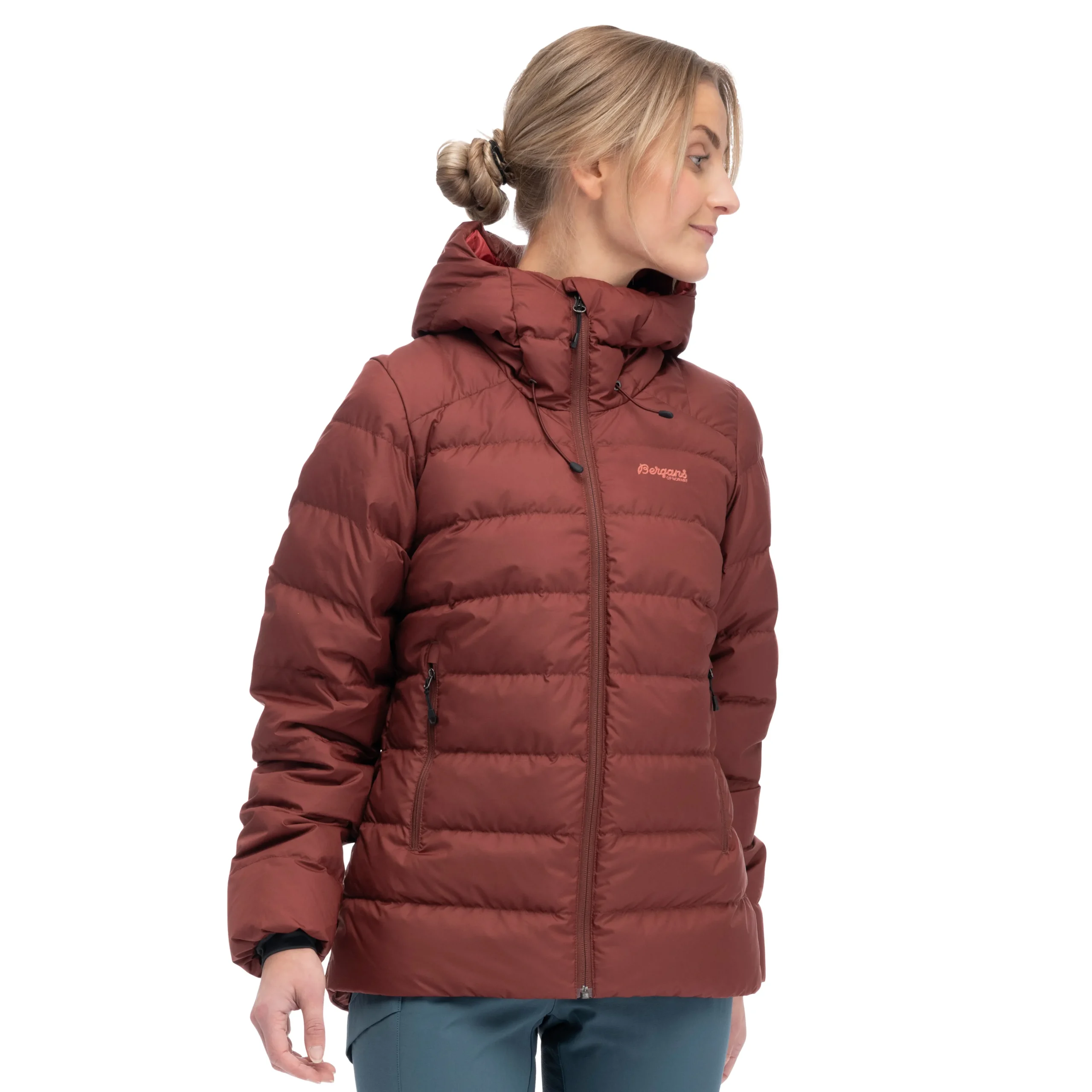 Lava Medium Down Jacket W/Hood Women - Bergans
