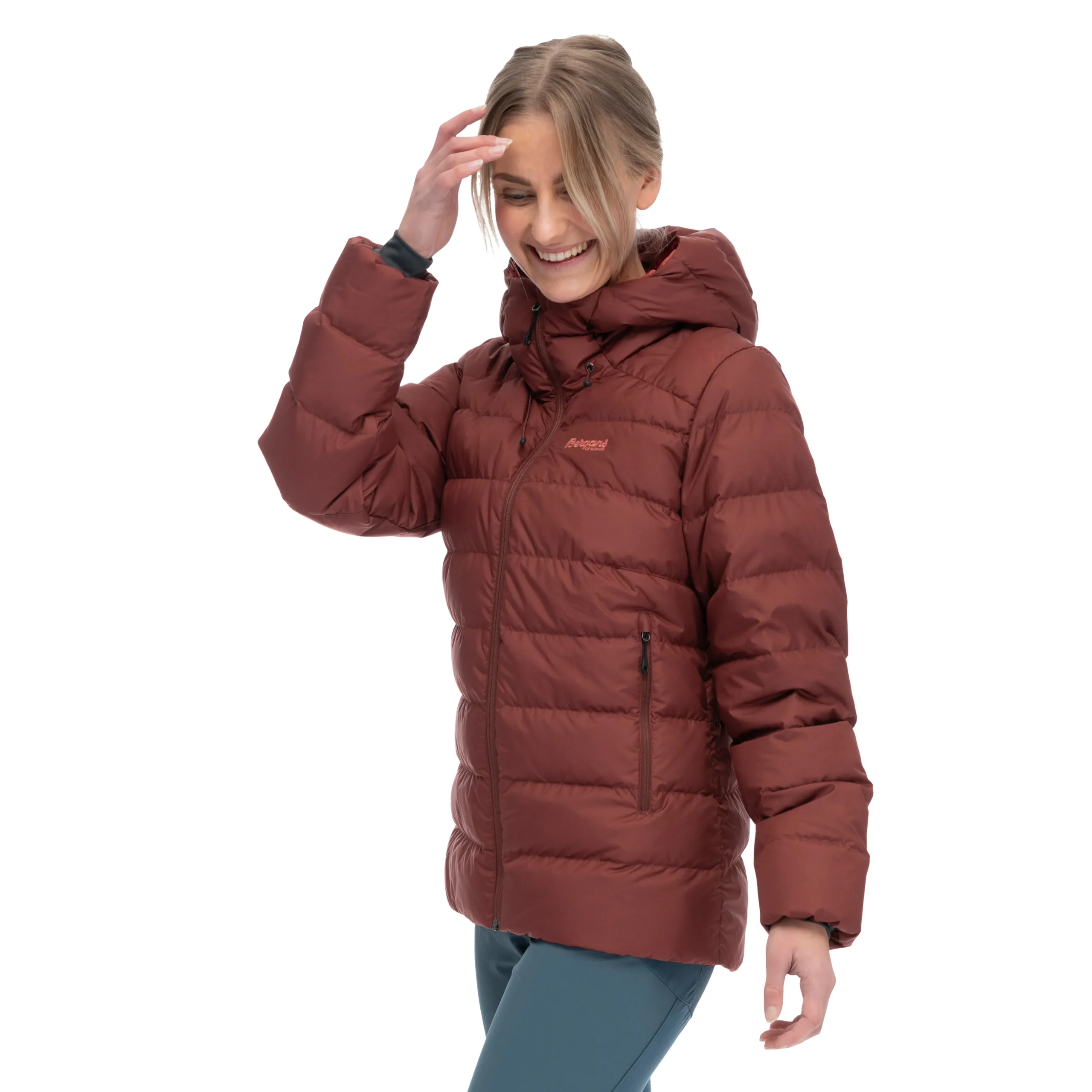 Lava Medium Down Jacket W/Hood Women - Bergans