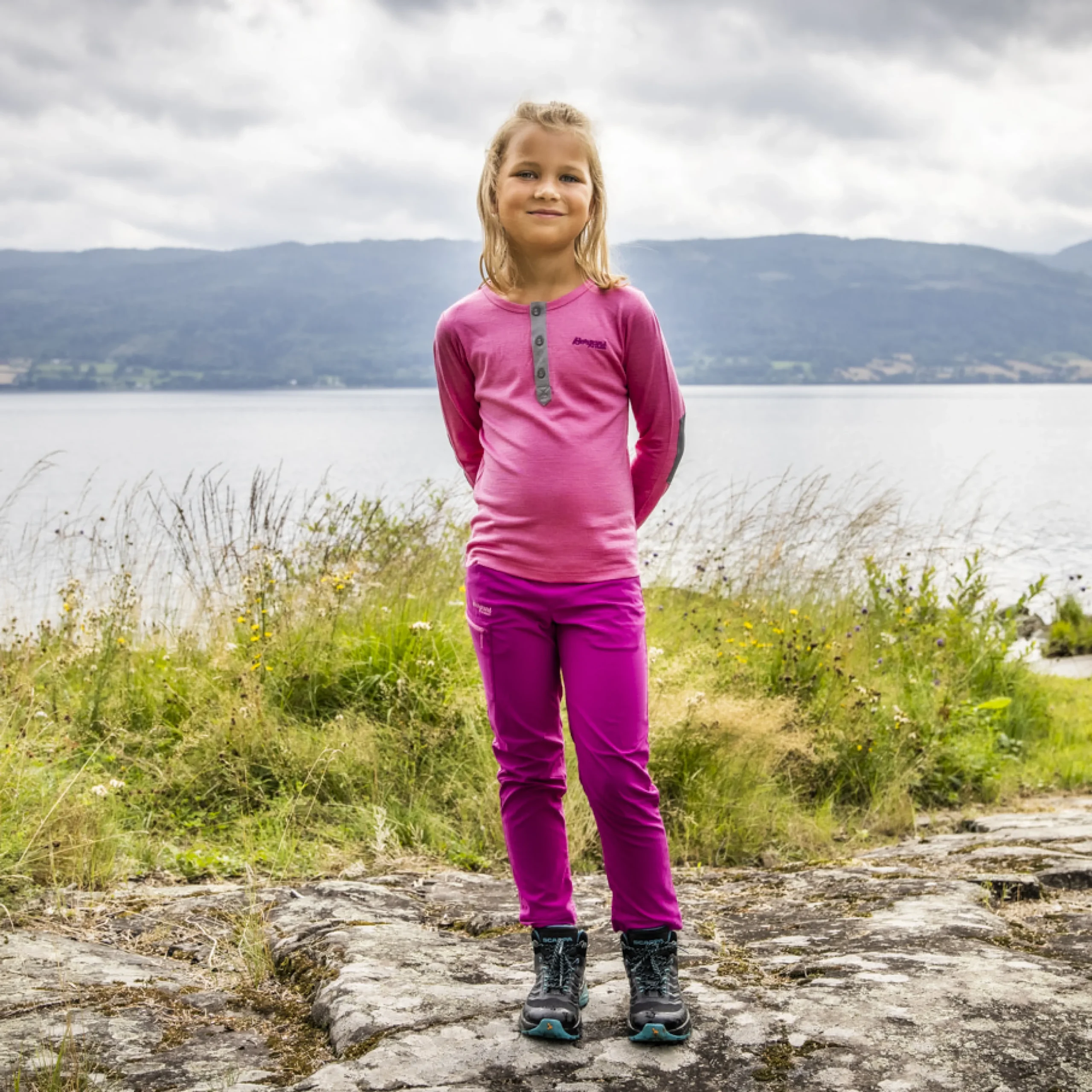 Lilletind V2 Light Softshell Kids Pants - Bergans