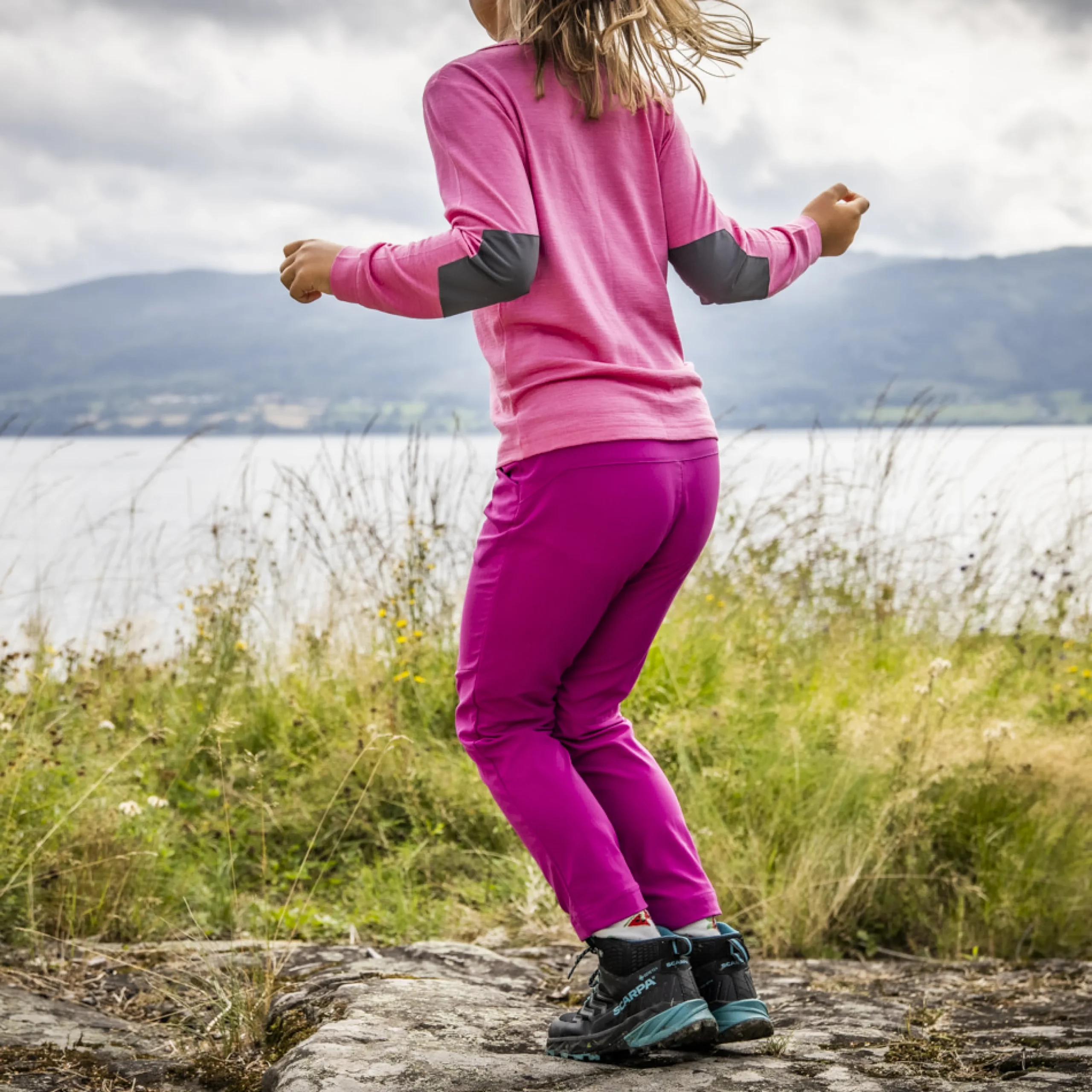 Lilletind V2 Light Softshell Kids Pants - Bergans