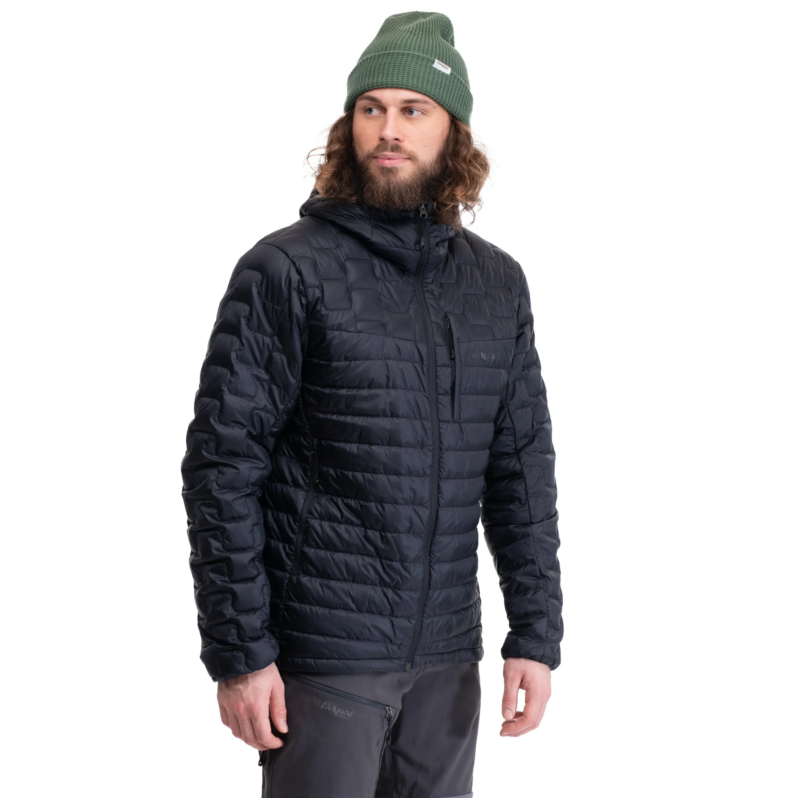 Magma Light Down Jacket W/Hood Men - Bergans