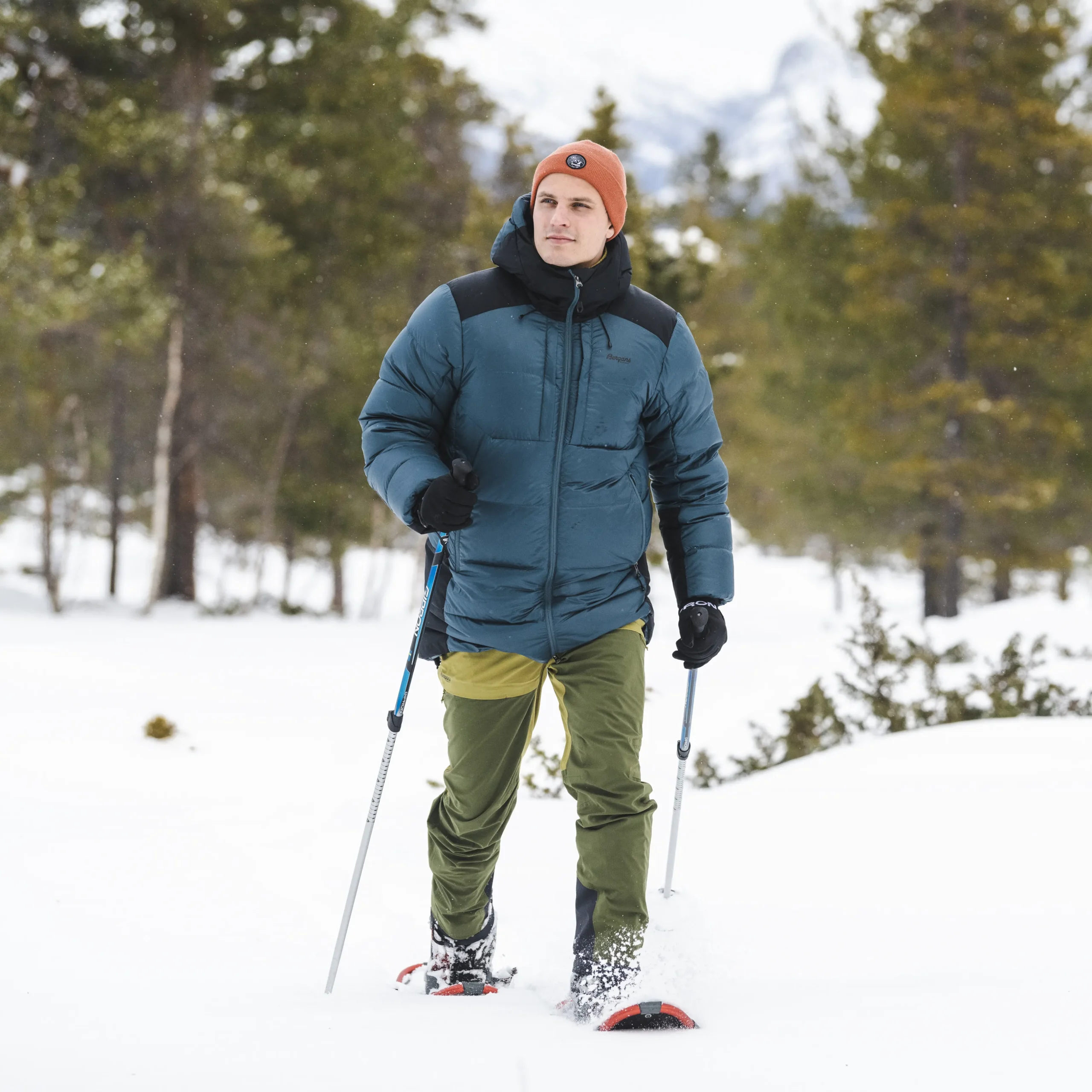 Magma Warm Down Jacket W/Hood Men - Bergans