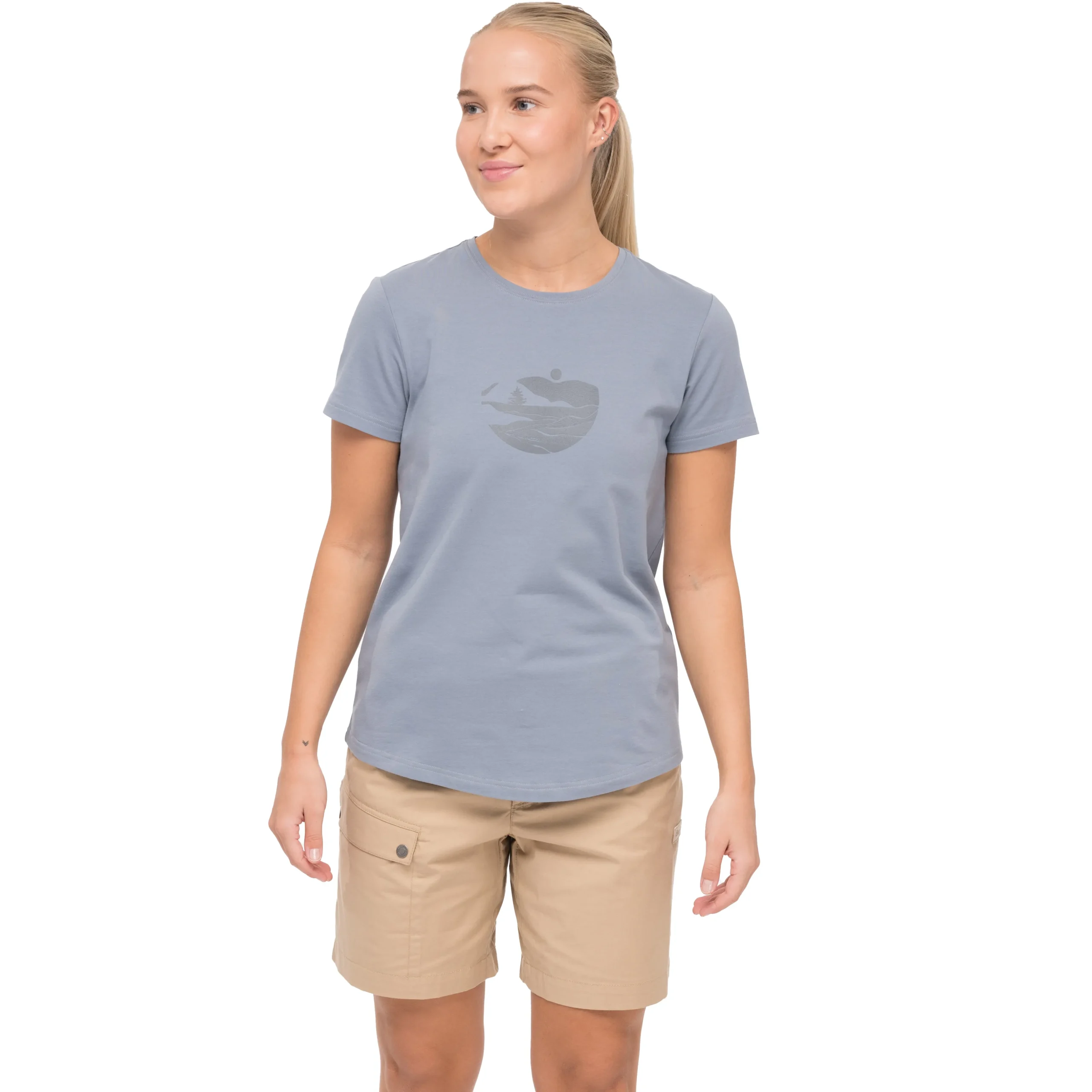 Nordmarka Organic Cotton Print Tee Women - Bergans