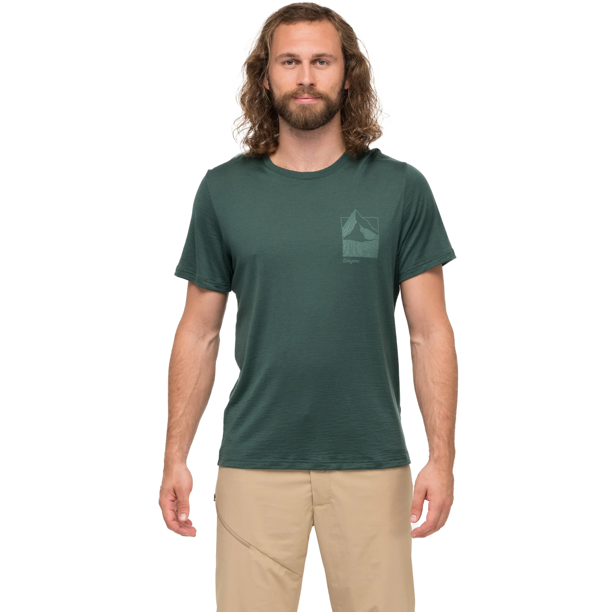 Rabot Mount Wool Tee Men - Bergans