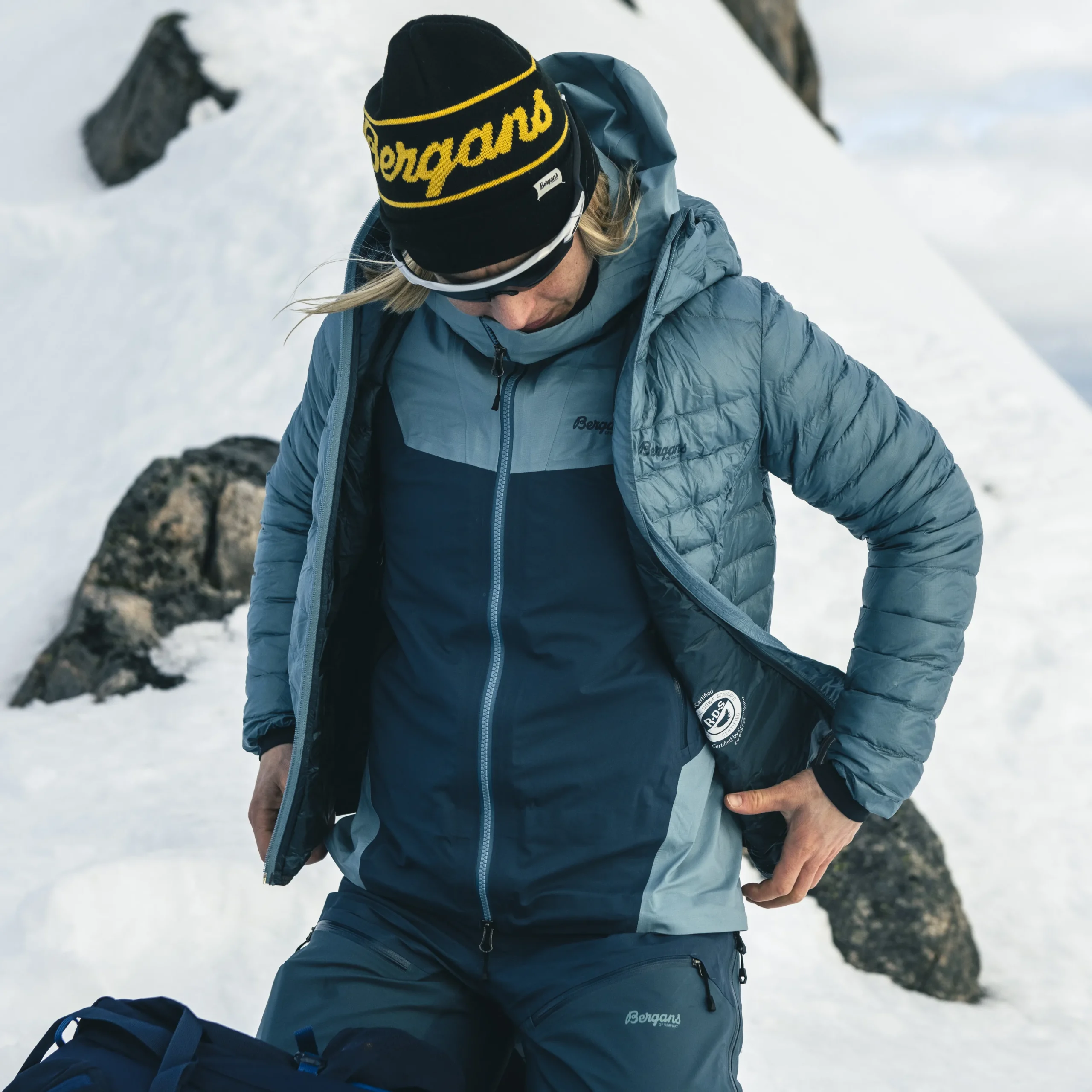 Senja Down Light W Jacket W/Hood - Bergans