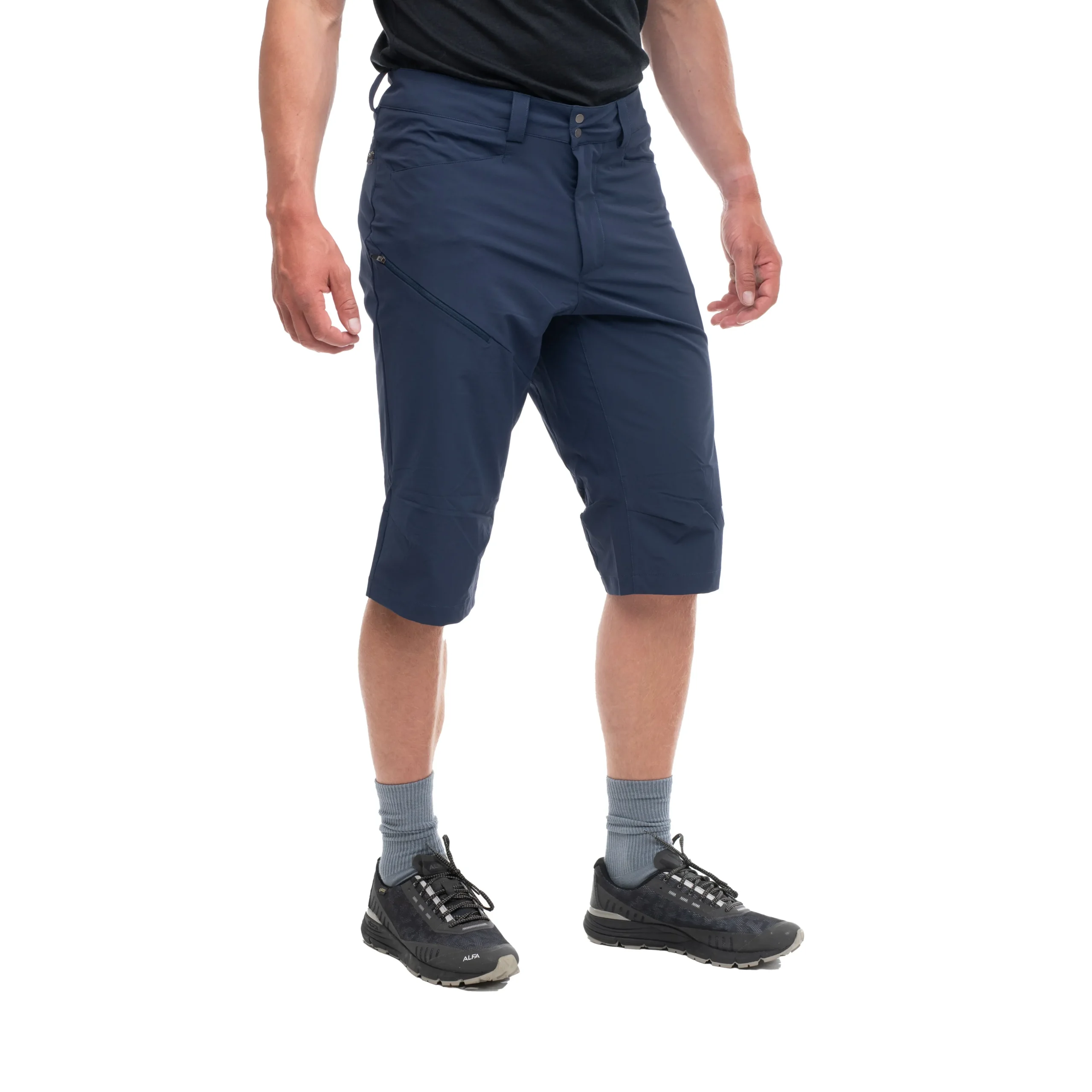 Vandre Light Softshell Long Shorts Men - Bergans