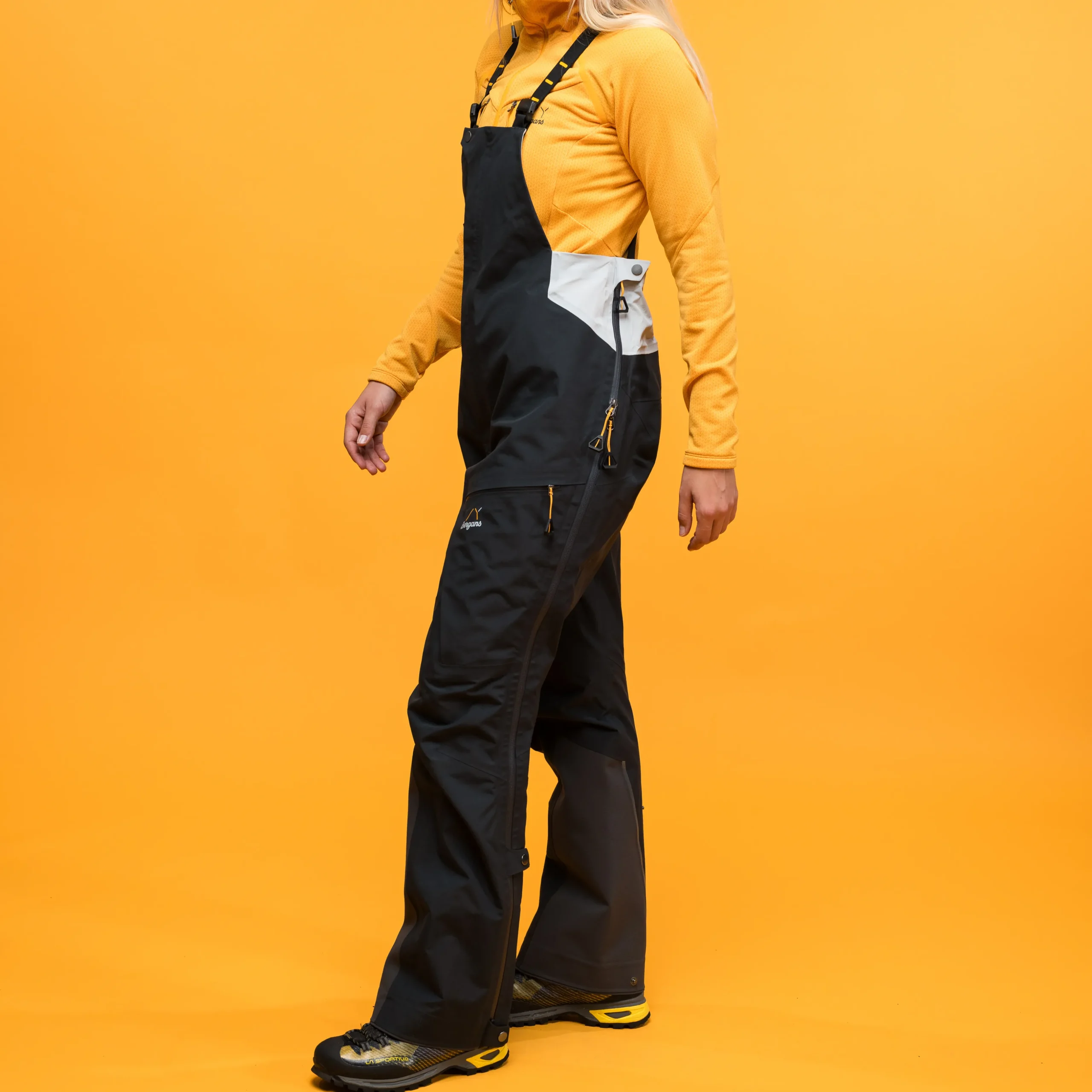 Y MountainLine Bold 3L Shell Bib Pants Women - Bergans