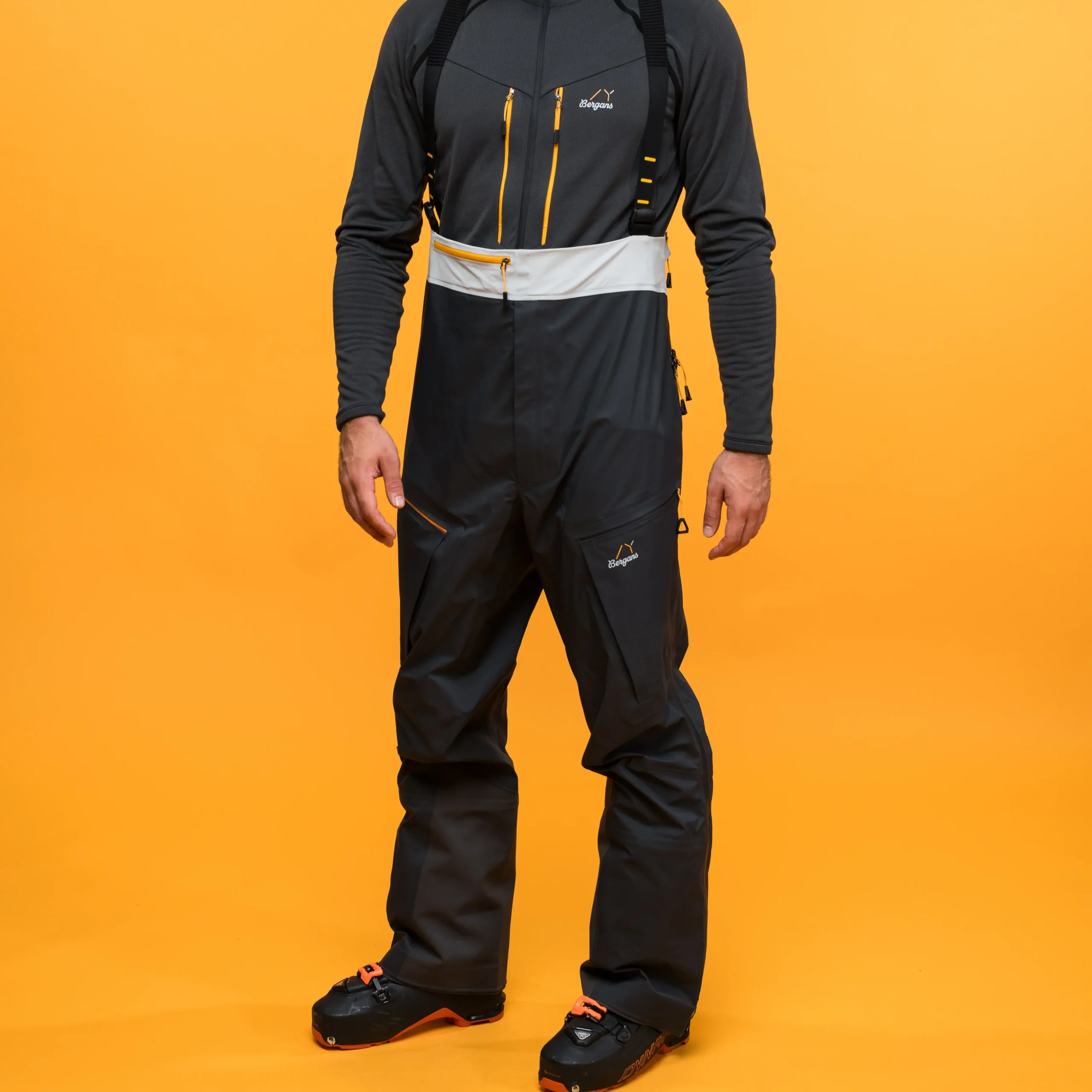 Y MountainLine Breathe 3L Shell Bib Pants Men - Bergans