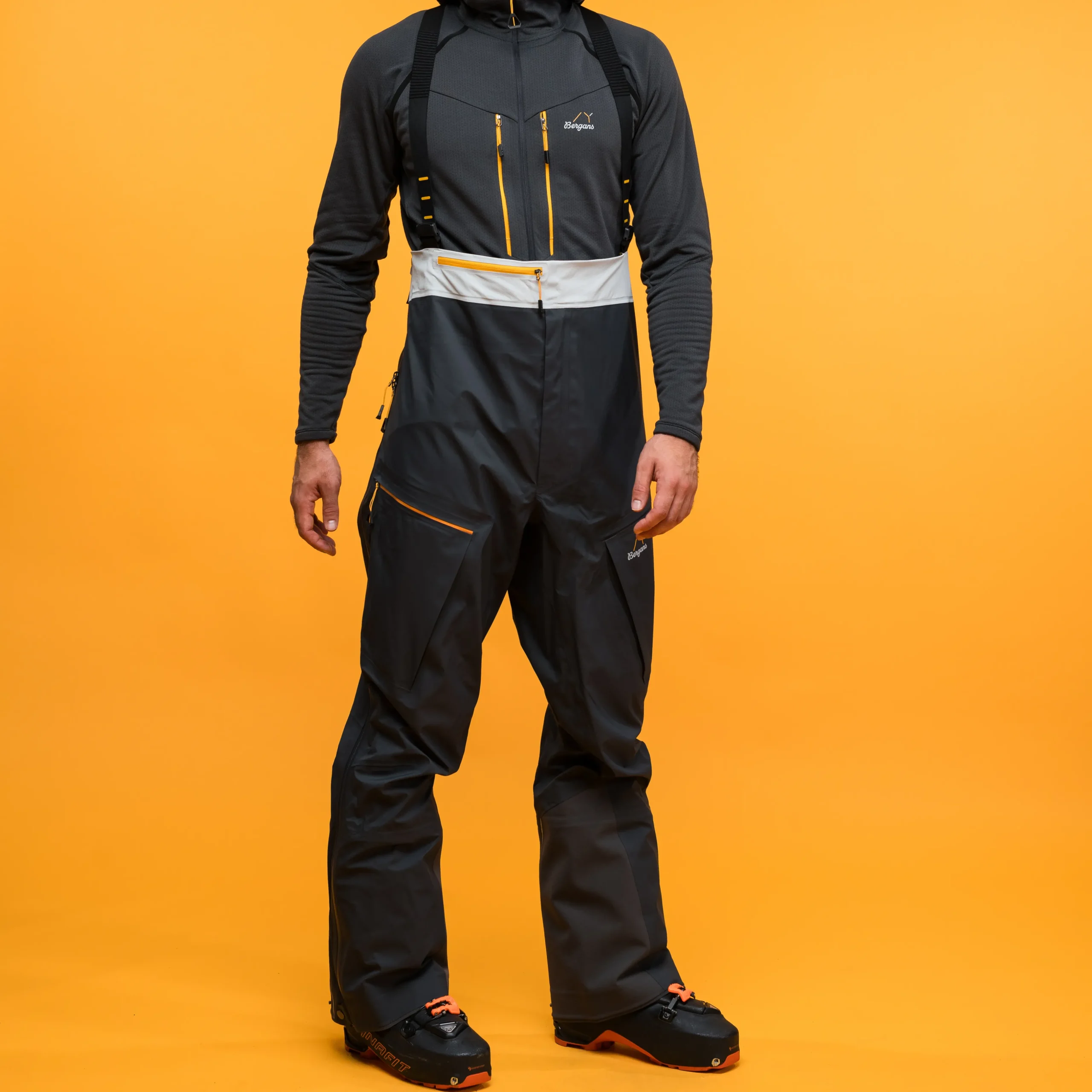 Y MountainLine Breathe 3L Shell Bib Pants Men - Bergans